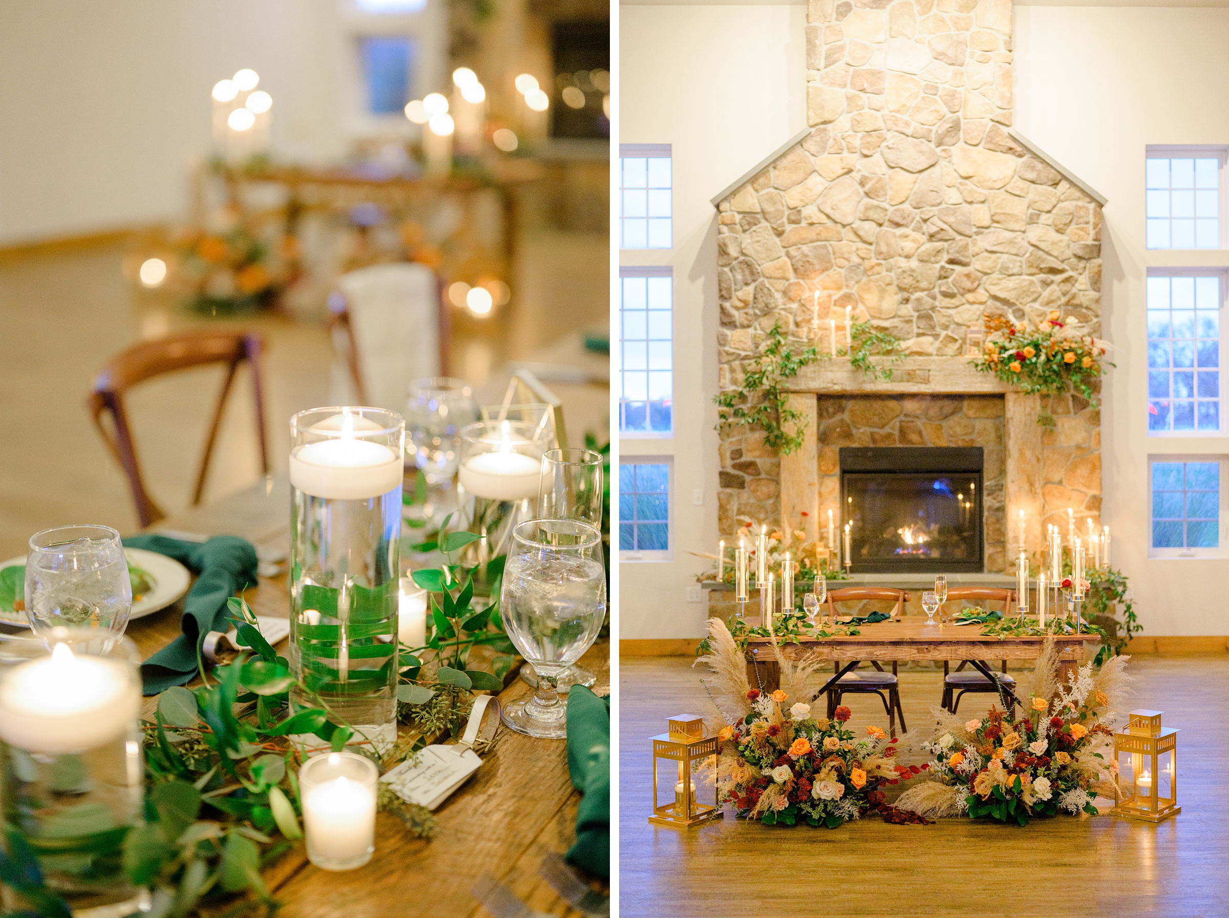 Colorful fall wedding day at Rosewood Farms in Elkton, Maryland photographed by Baltimore Wedding Photographer Cait Kramer.