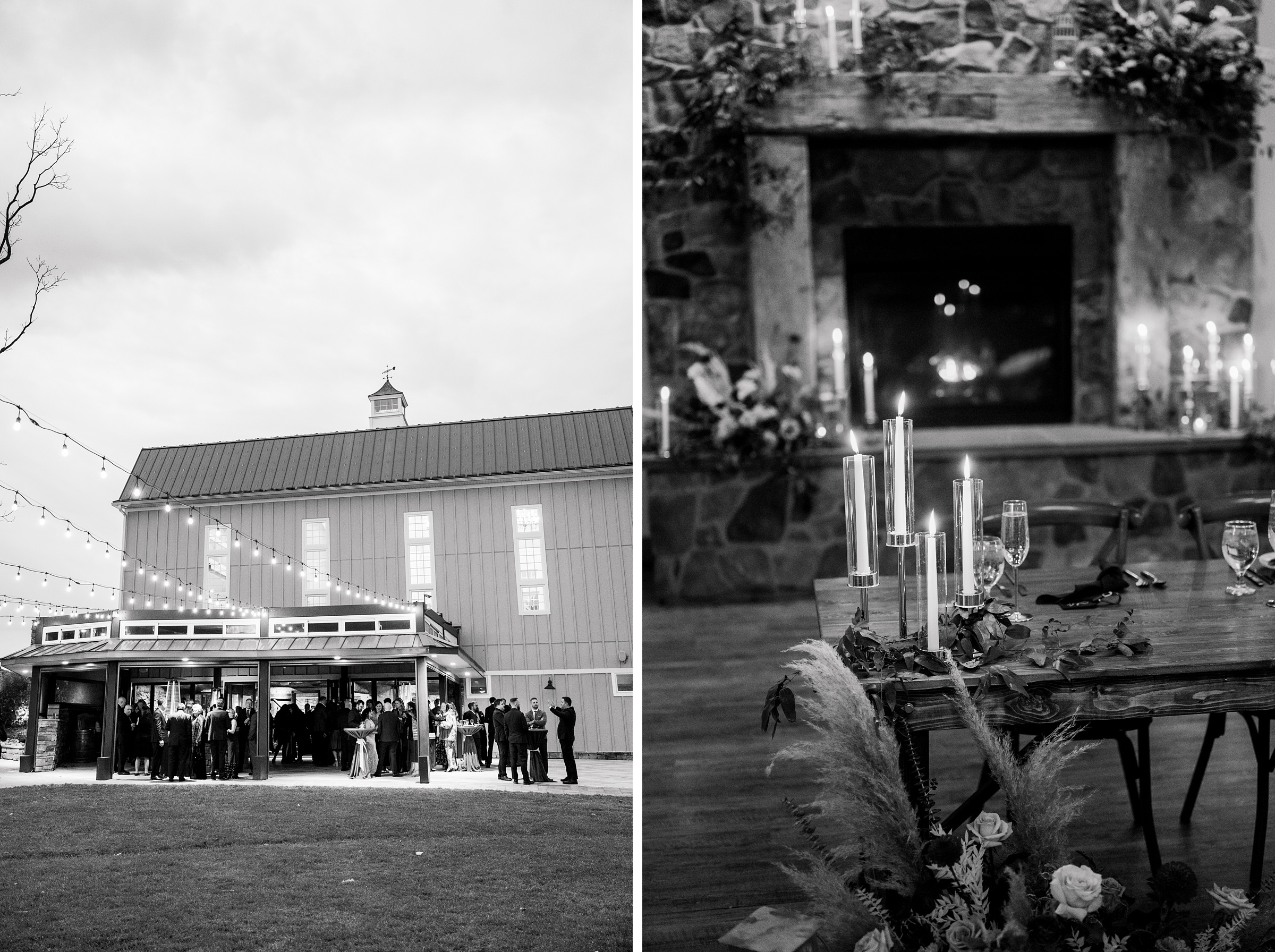 Colorful fall wedding day at Rosewood Farms in Elkton, Maryland photographed by Baltimore Wedding Photographer Cait Kramer.