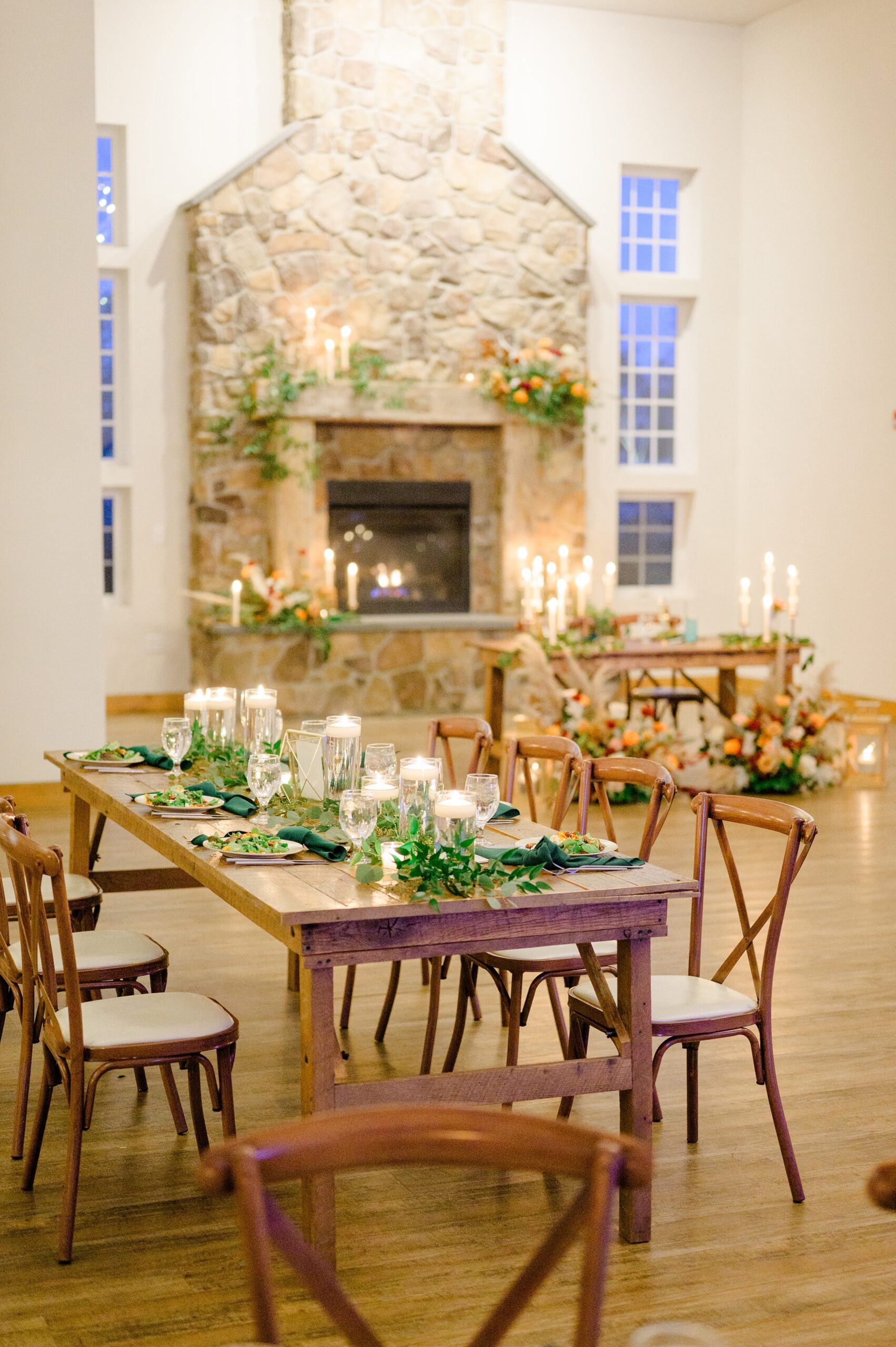Colorful fall wedding day at Rosewood Farms in Elkton, Maryland photographed by Baltimore Wedding Photographer Cait Kramer.