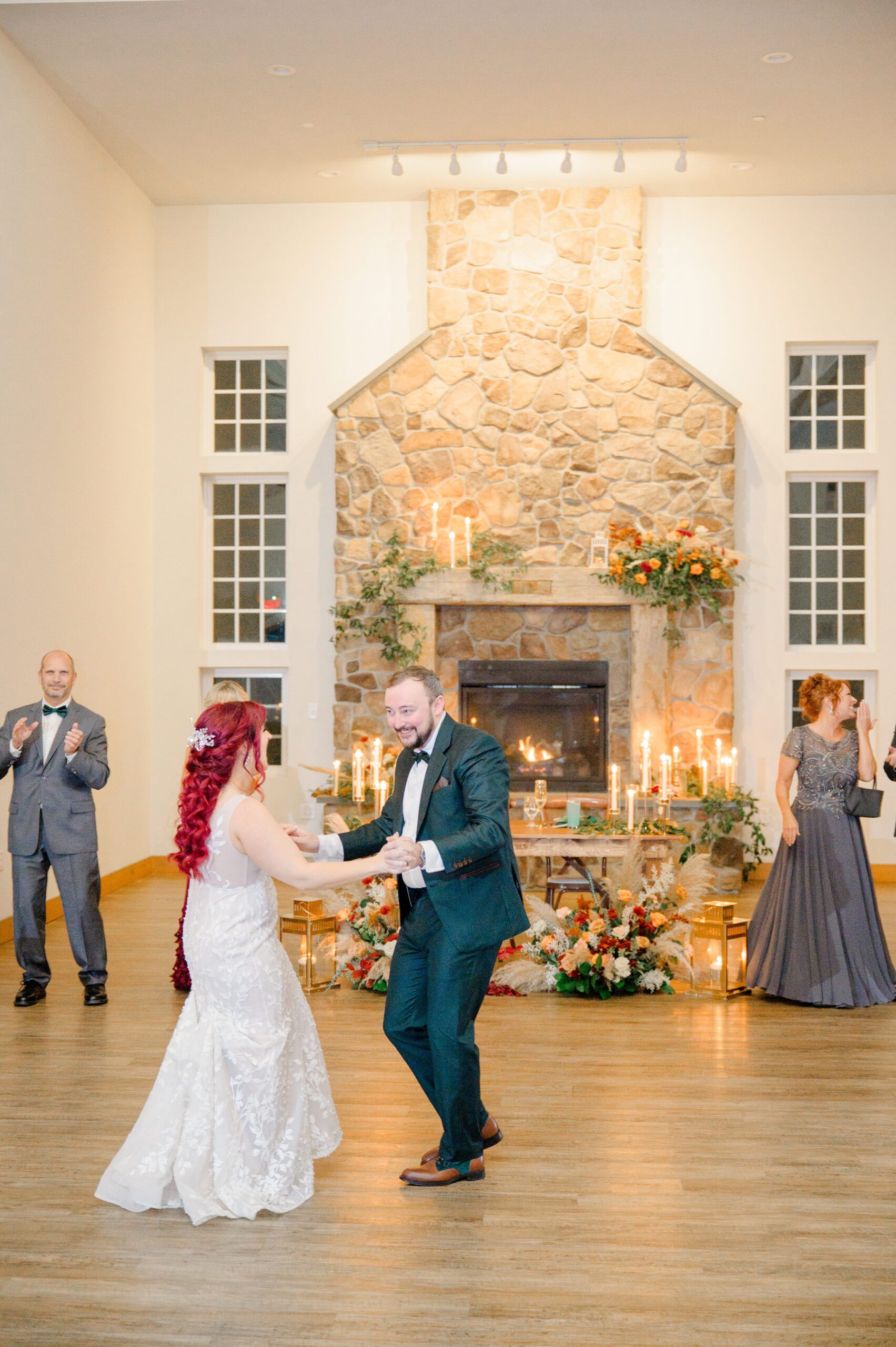 Colorful fall wedding day at Rosewood Farms in Elkton, Maryland photographed by Baltimore Wedding Photographer Cait Kramer.