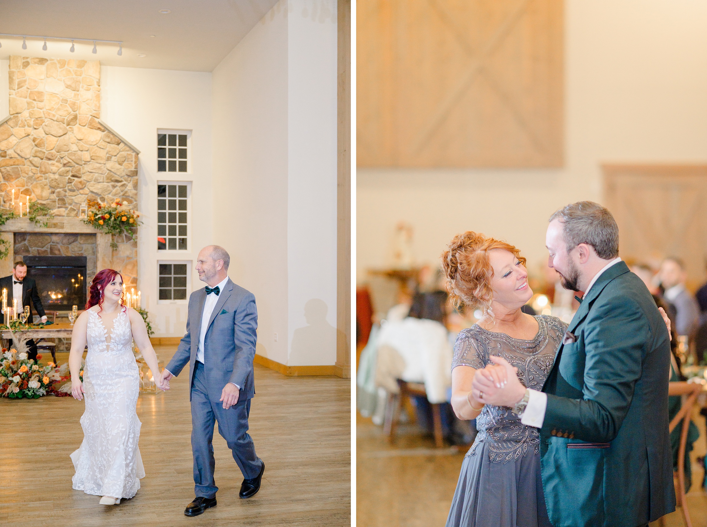 Colorful fall wedding day at Rosewood Farms in Elkton, Maryland photographed by Baltimore Wedding Photographer Cait Kramer.