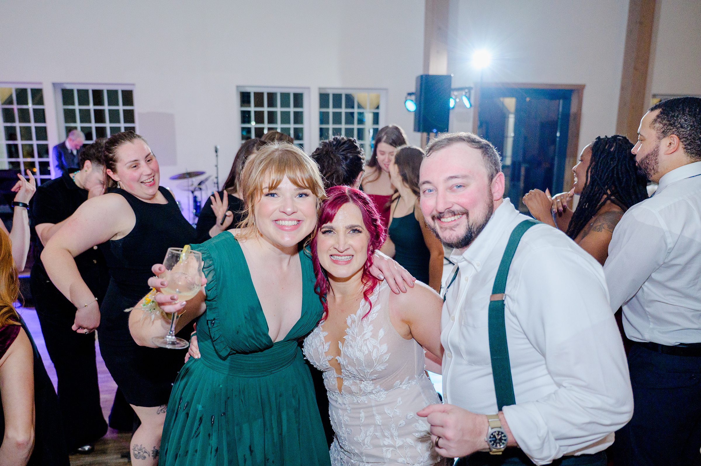 Colorful fall wedding day at Rosewood Farms in Elkton, Maryland photographed by Baltimore Wedding Photographer Cait Kramer.