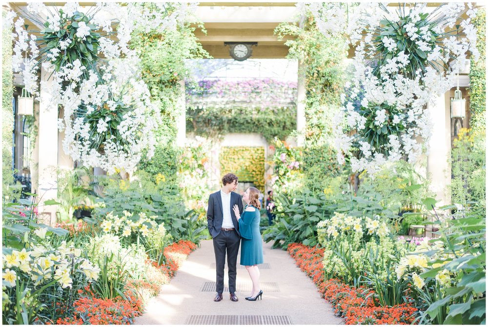 Kait And Dan A Longwood Gardens Engagement Session Caitkramer Com