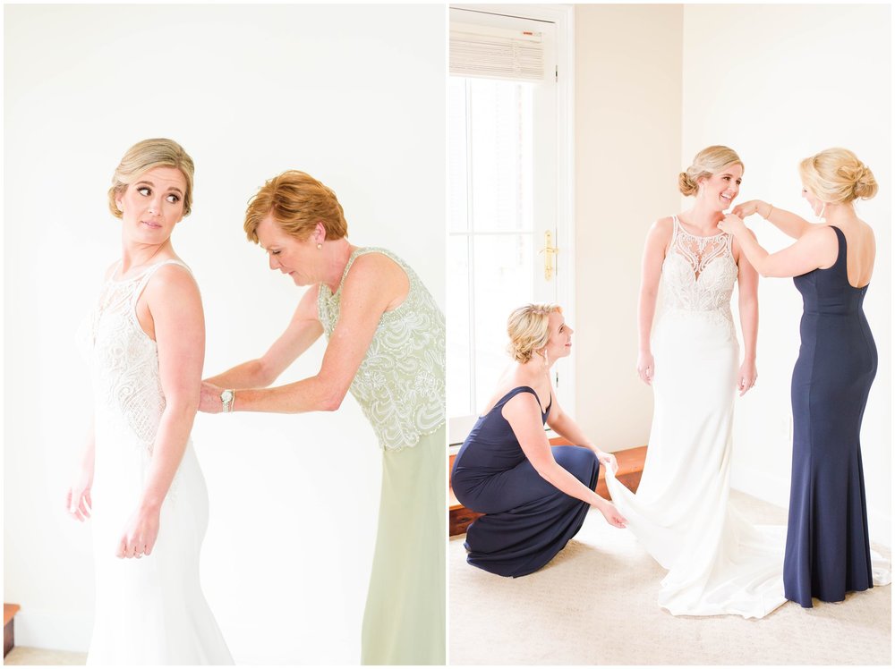  This bridal suite was a photographer's dream! Not only was the getting ready space at Walker's Overlook HUGE & accommodating, but there were two walls filled with beautiful windows and plenty of natural light!  