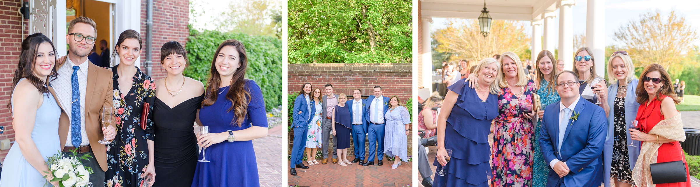 Light Blue Spring Wedding Day at Oxon Hill Manor in Maryland Photographed by Baltimore Wedding Photographer Cait Kramer Photography