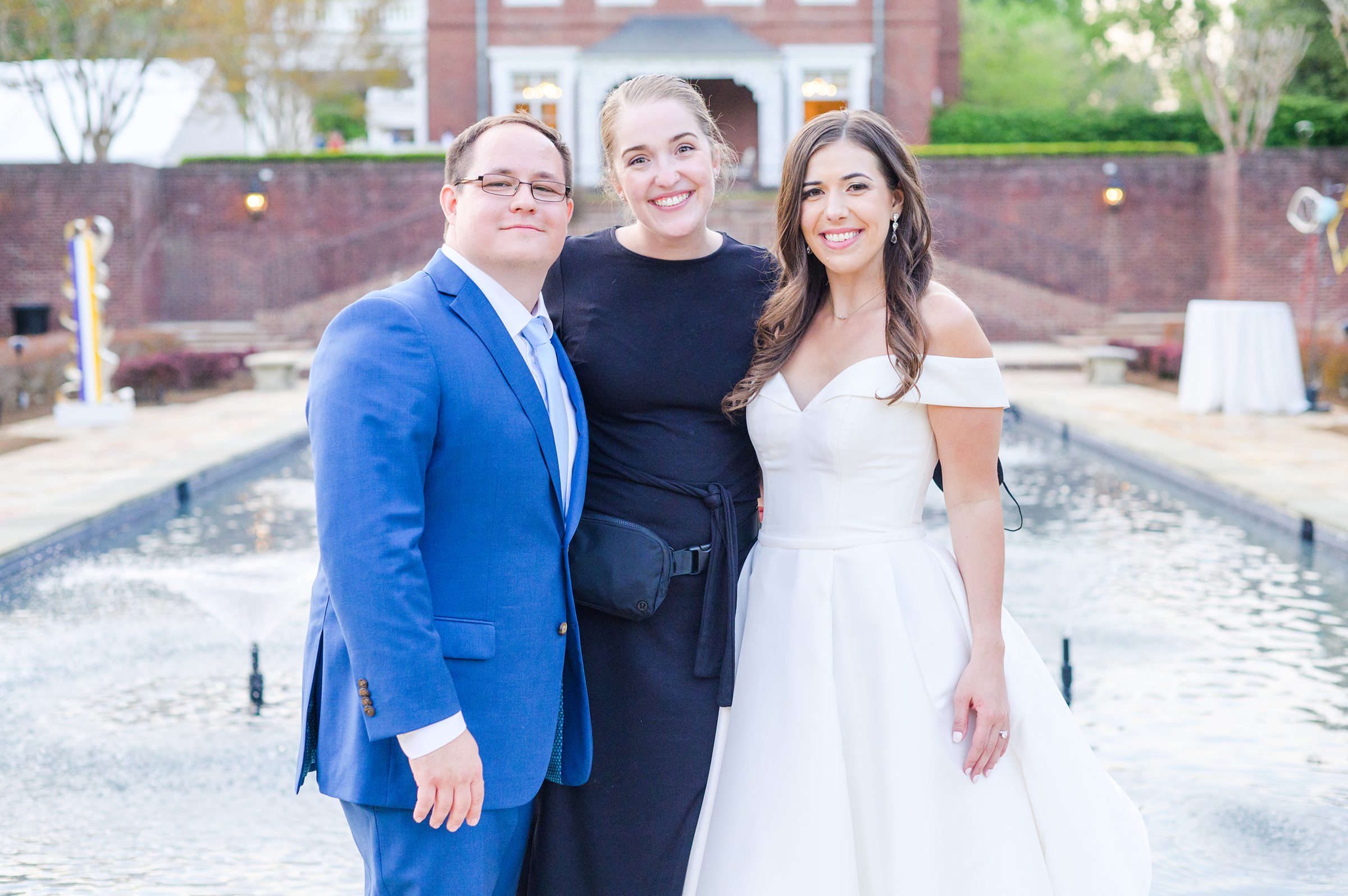 Light Blue Spring Wedding Day at Oxon Hill Manor in Maryland Photographed by Baltimore Wedding Photographer Cait Kramer Photography