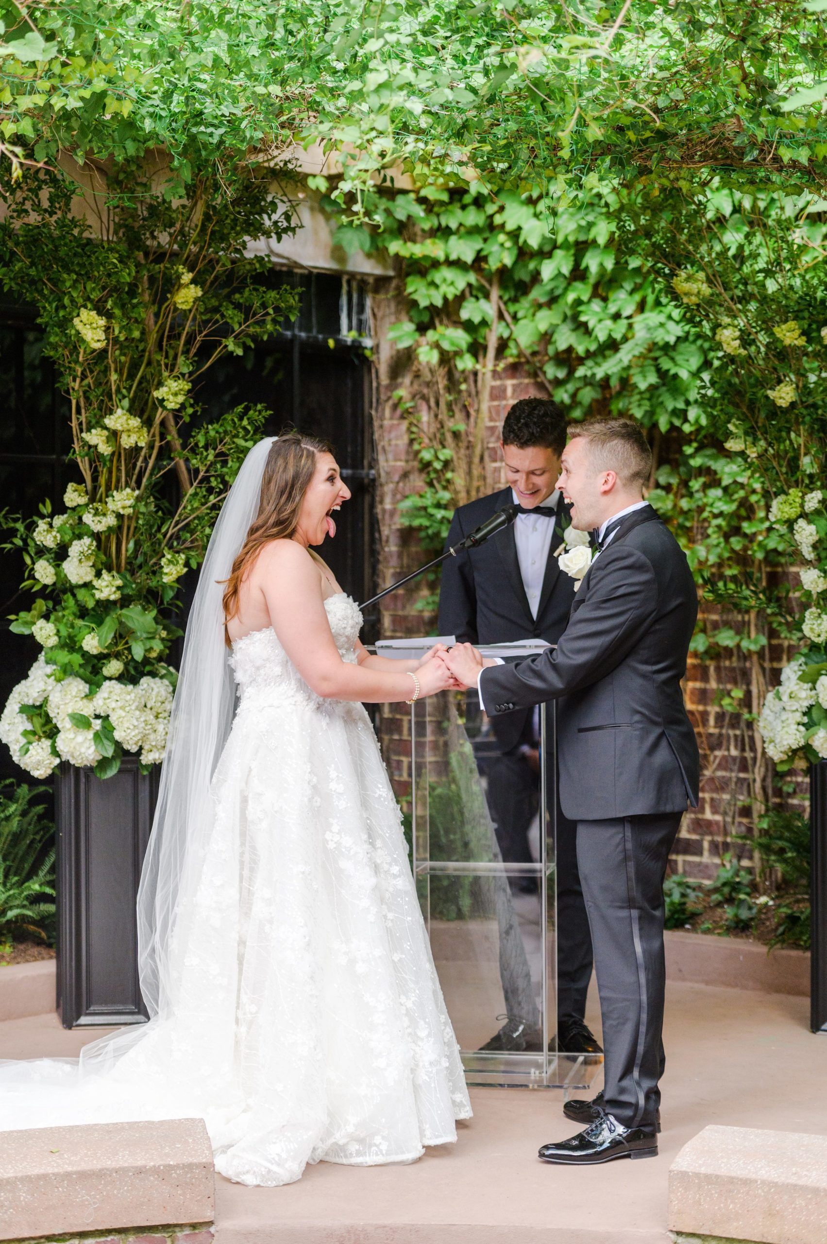 Sage Green Black Tie Wedding Day at the Four Seasons Washington DC Photographed by Baltimore Wedding Photographer Cait Kramer Photography