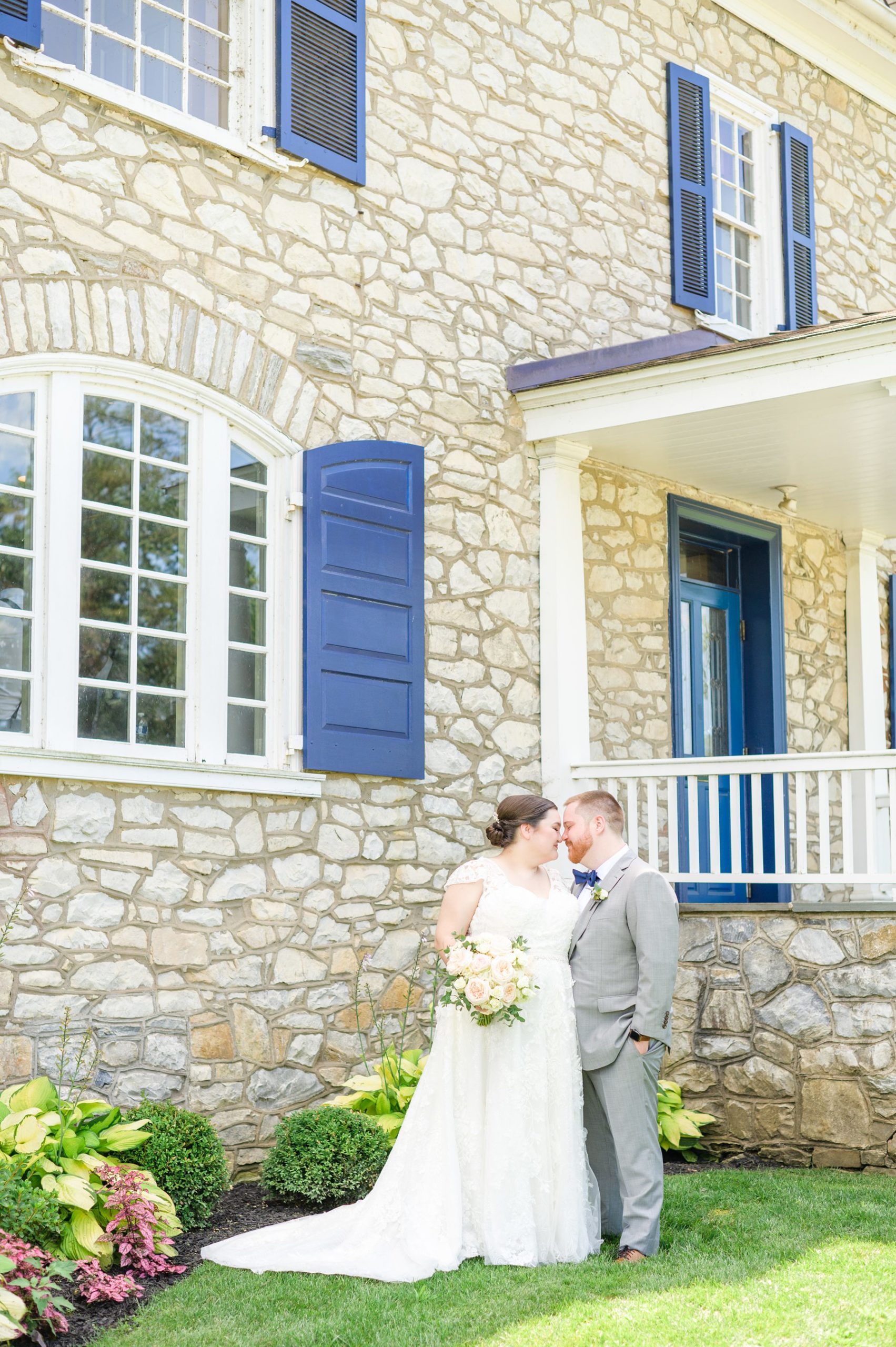 Royal Blue summer wedding day at Downingtown Country Club Photographed by Baltimore Wedding Photographer Cait Kramer Photography