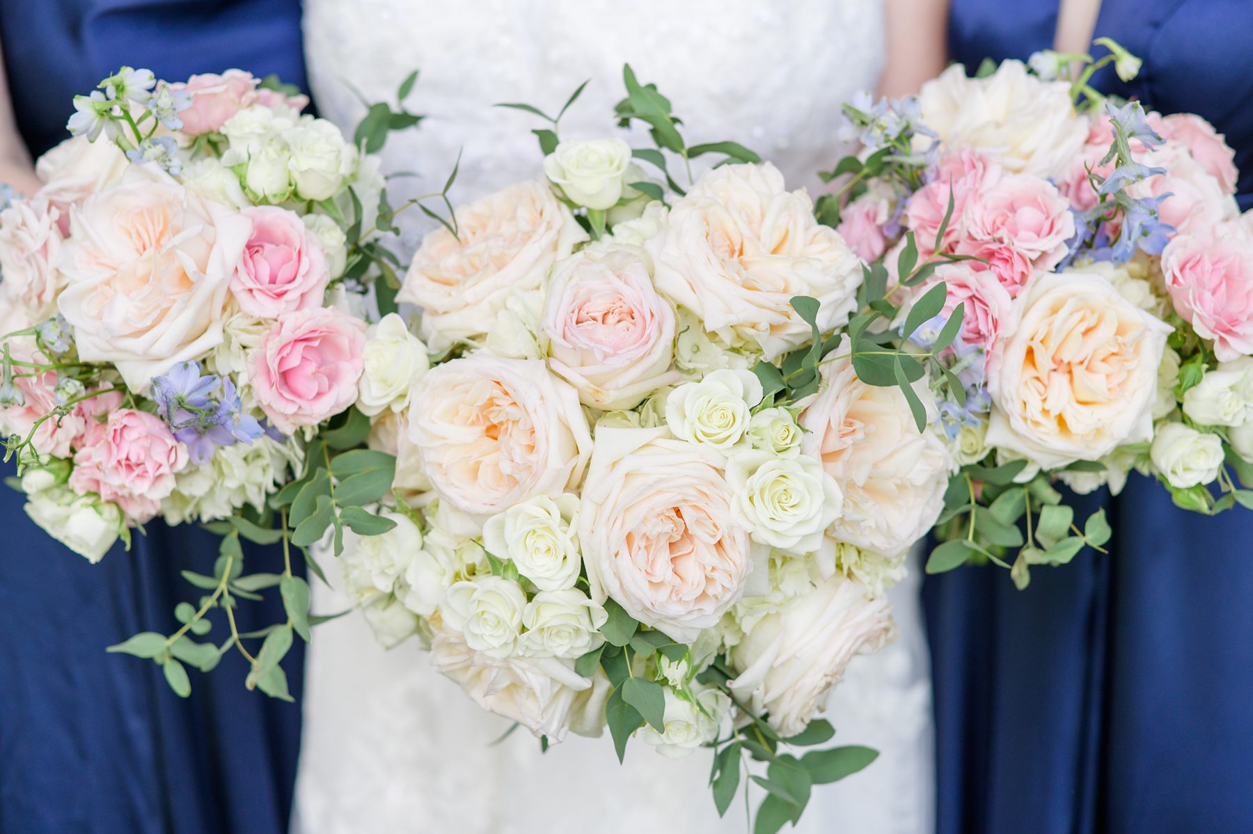 Royal Blue summer wedding day at Downingtown Country Club Photographed by Baltimore Wedding Photographer Cait Kramer Photography