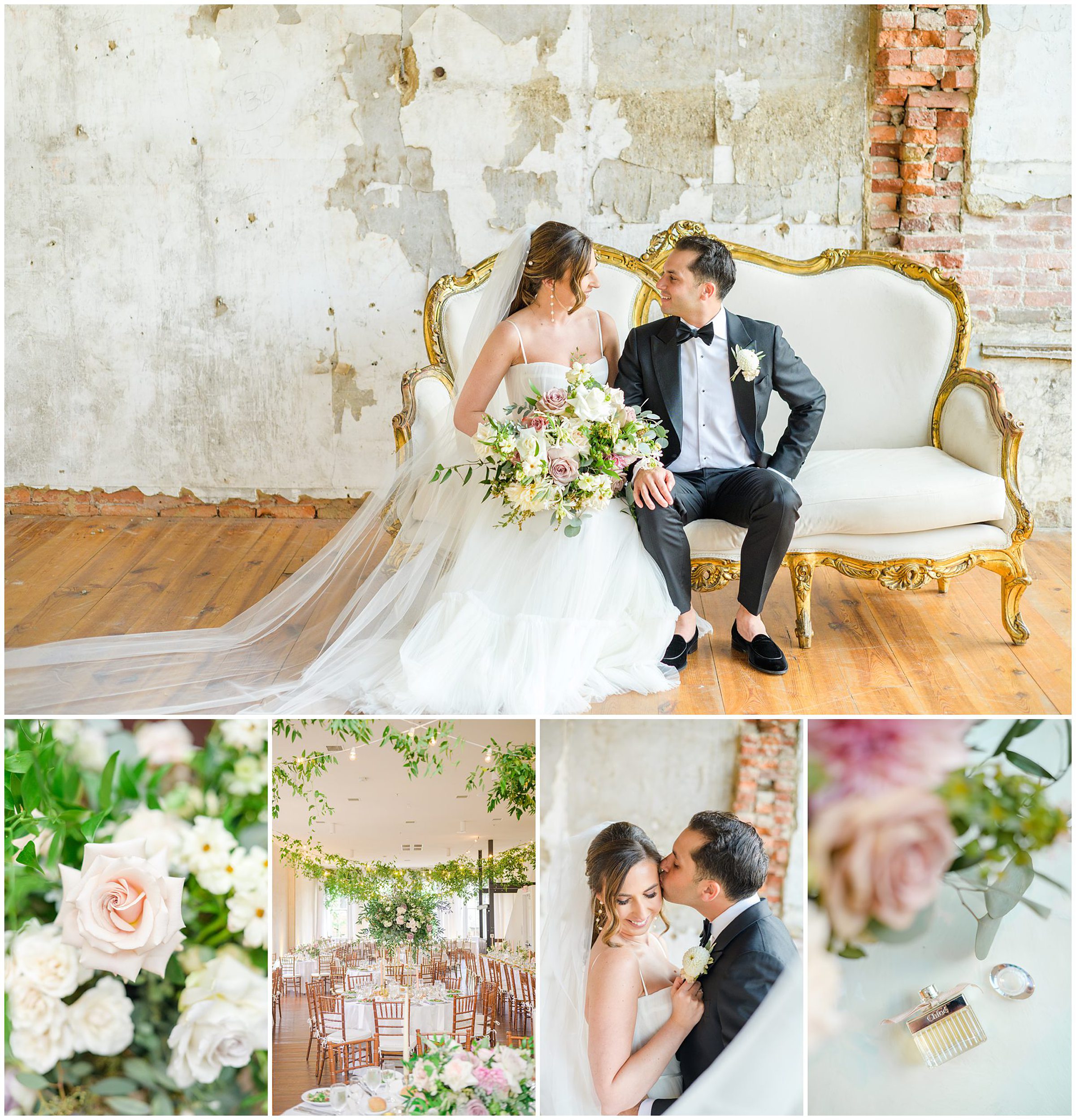 Romantic dusty rose and white black-tie Summer Wedding Day at Excelsior Lancaster Pennsylvania Photographed by Baltimore Wedding Photographer Cait Kramer Photography