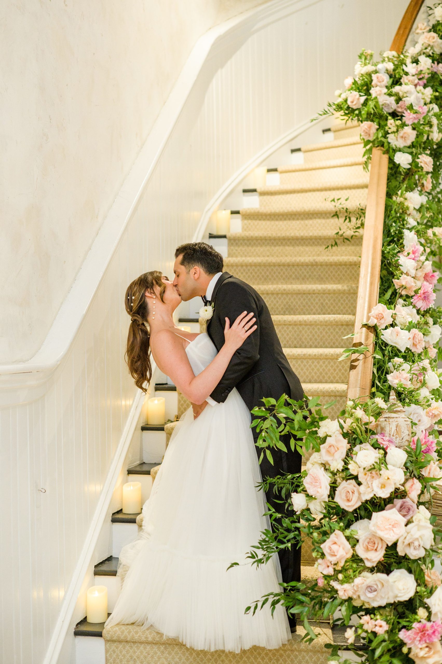 Romantic dusty rose and white black-tie Summer Wedding Day at Excelsior Lancaster Pennsylvania Photographed by Baltimore Wedding Photographer Cait Kramer Photography