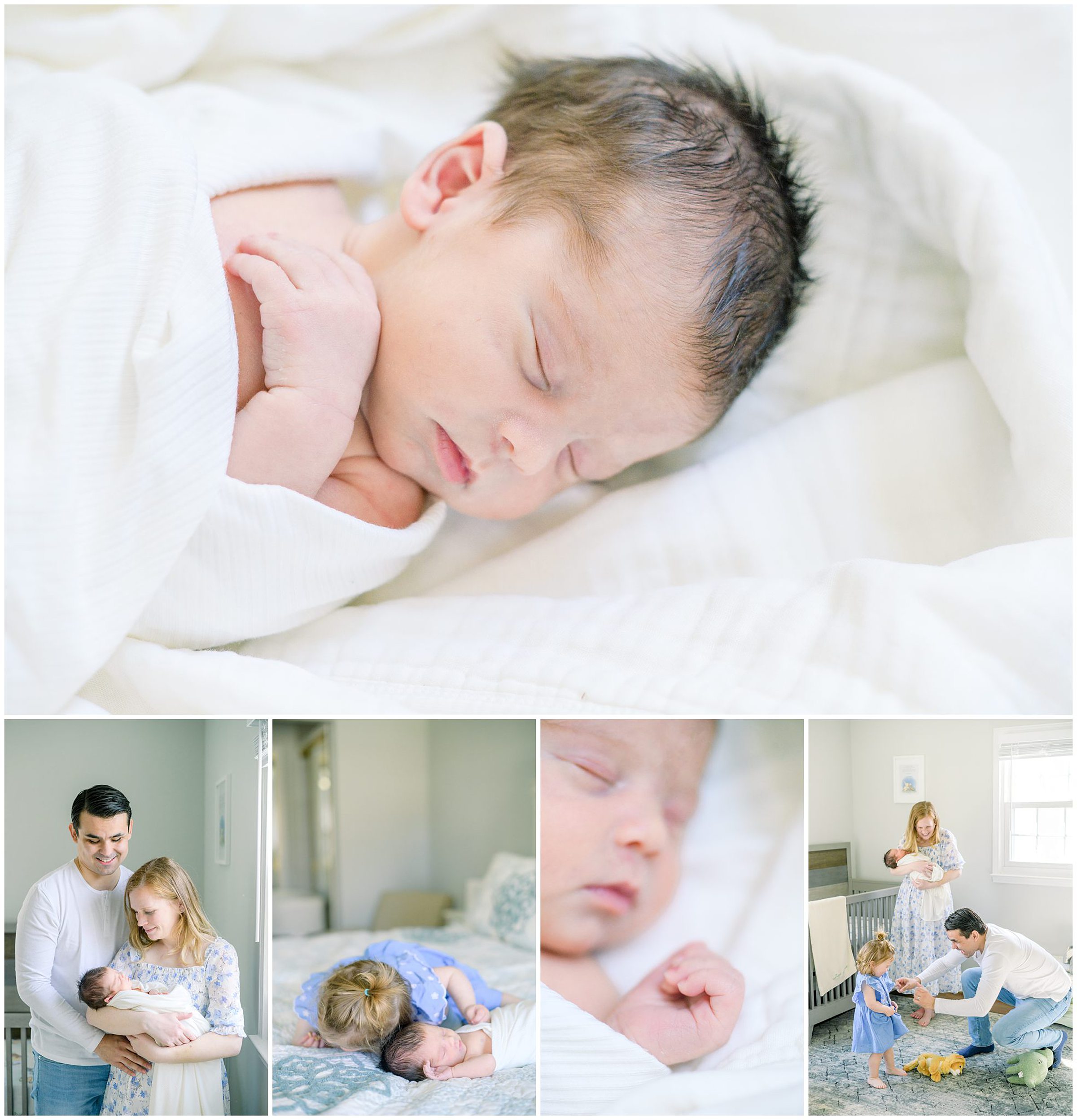 In-home newborn session photographed by Baltimore Photographer Cait Kramer