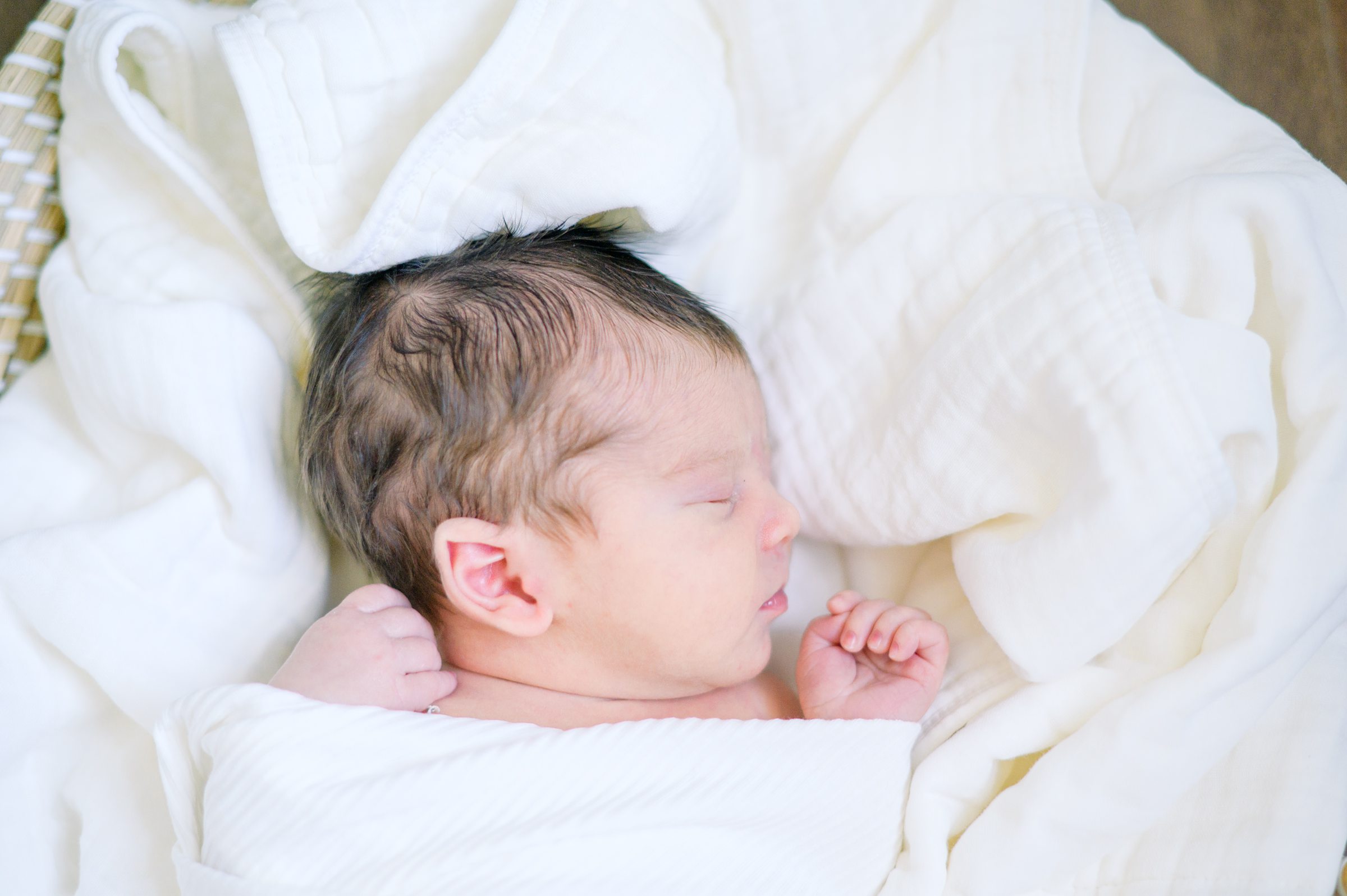 In-home newborn session photographed by Baltimore Photographer Cait Kramer