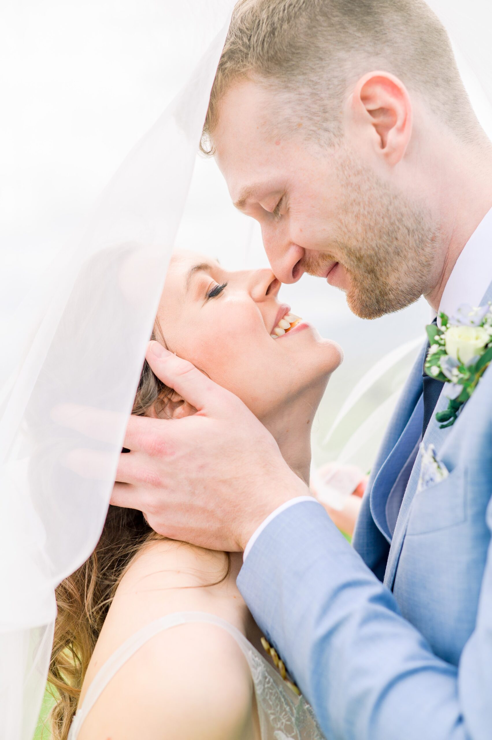 Light Blue Spring wedding day at Catoctin Hall at Musket Ridge Photographed by Baltimore Wedding Photographer Cait Kramer Photography