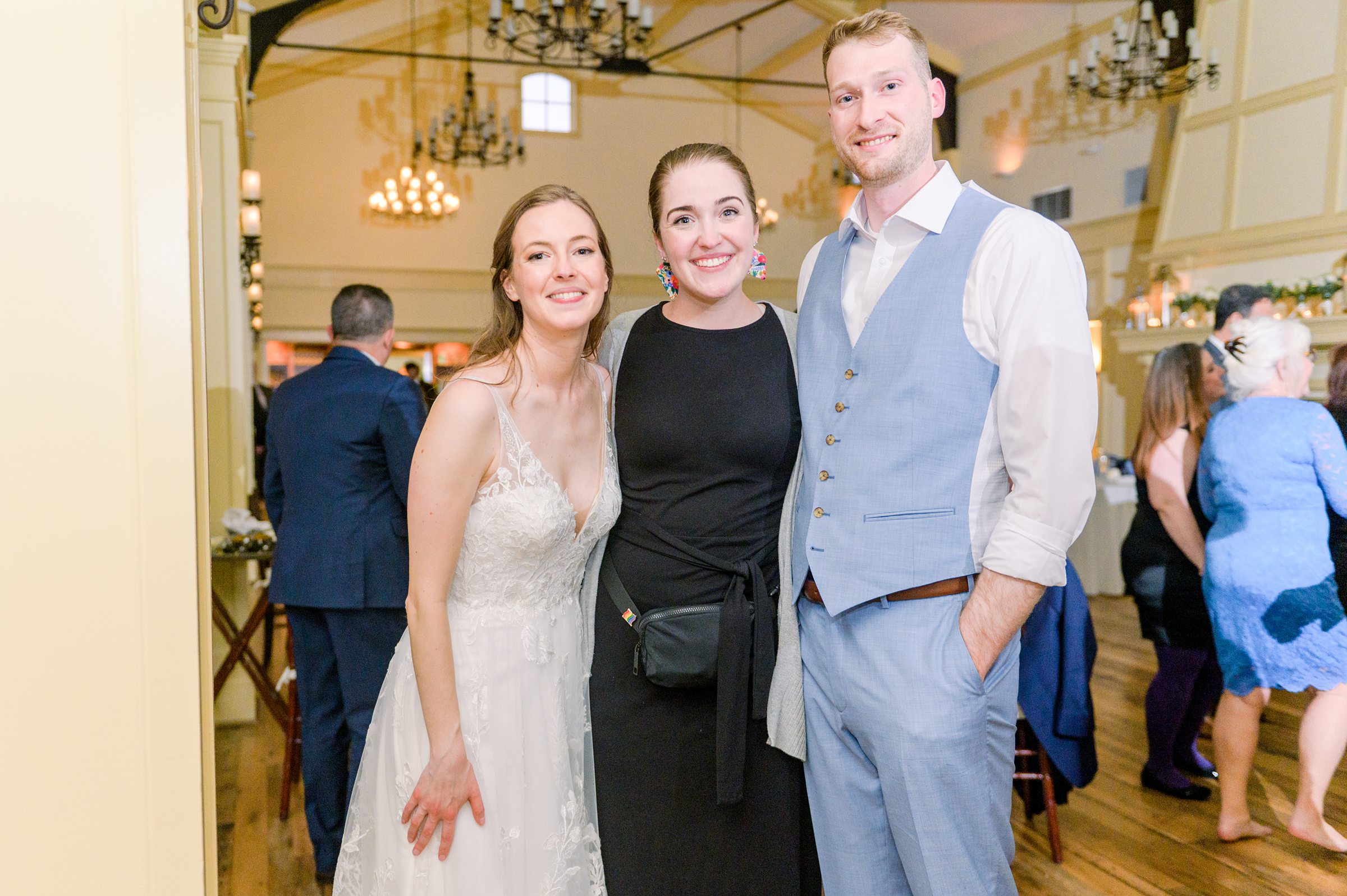 Light Blue Spring wedding day at Catoctin Hall at Musket Ridge Photographed by Baltimore Wedding Photographer Cait Kramer Photography