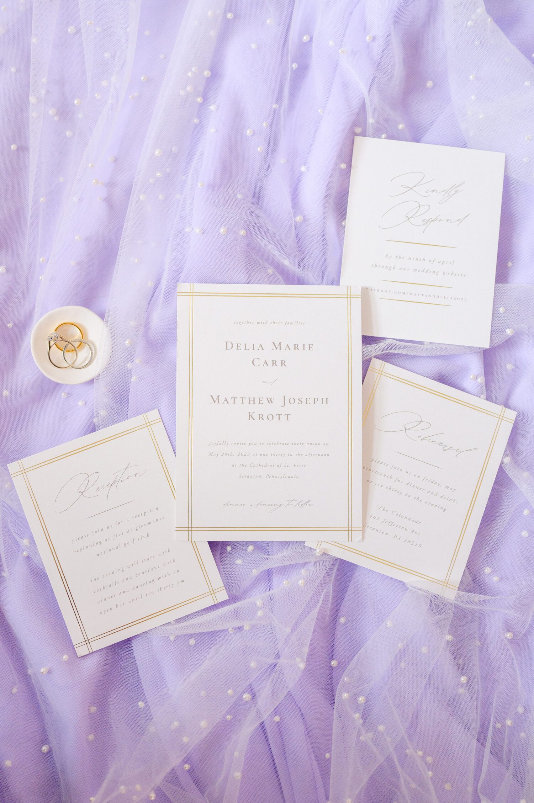 Lilac Spring wedding day at Glenmaura National Golf Club Photographed by Baltimore Wedding Photographer Cait Kramer Photography