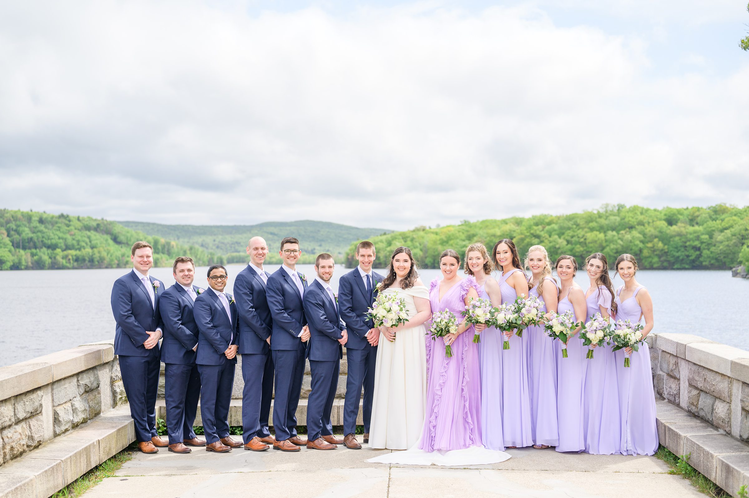 Lilac Spring wedding day at Glenmaura National Golf Club Photographed by Baltimore Wedding Photographer Cait Kramer Photography