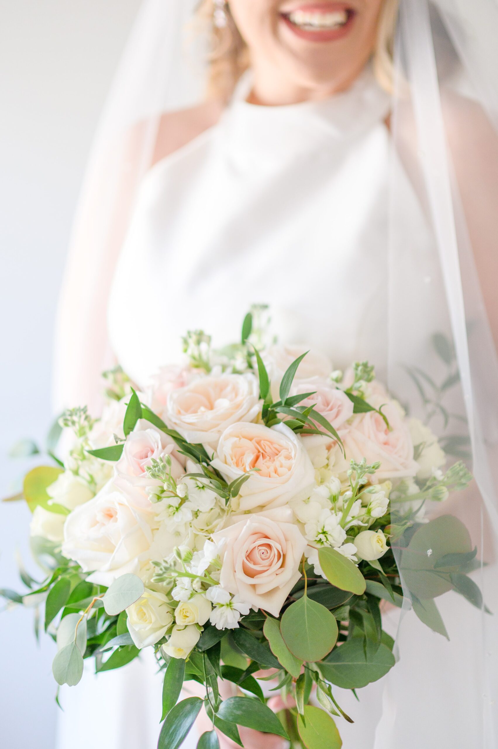 Blush and White Spring Wedding Day at Birkby House in Leesburg, Virginia Photographed by Baltimore Wedding Photographer Cait Kramer Photography