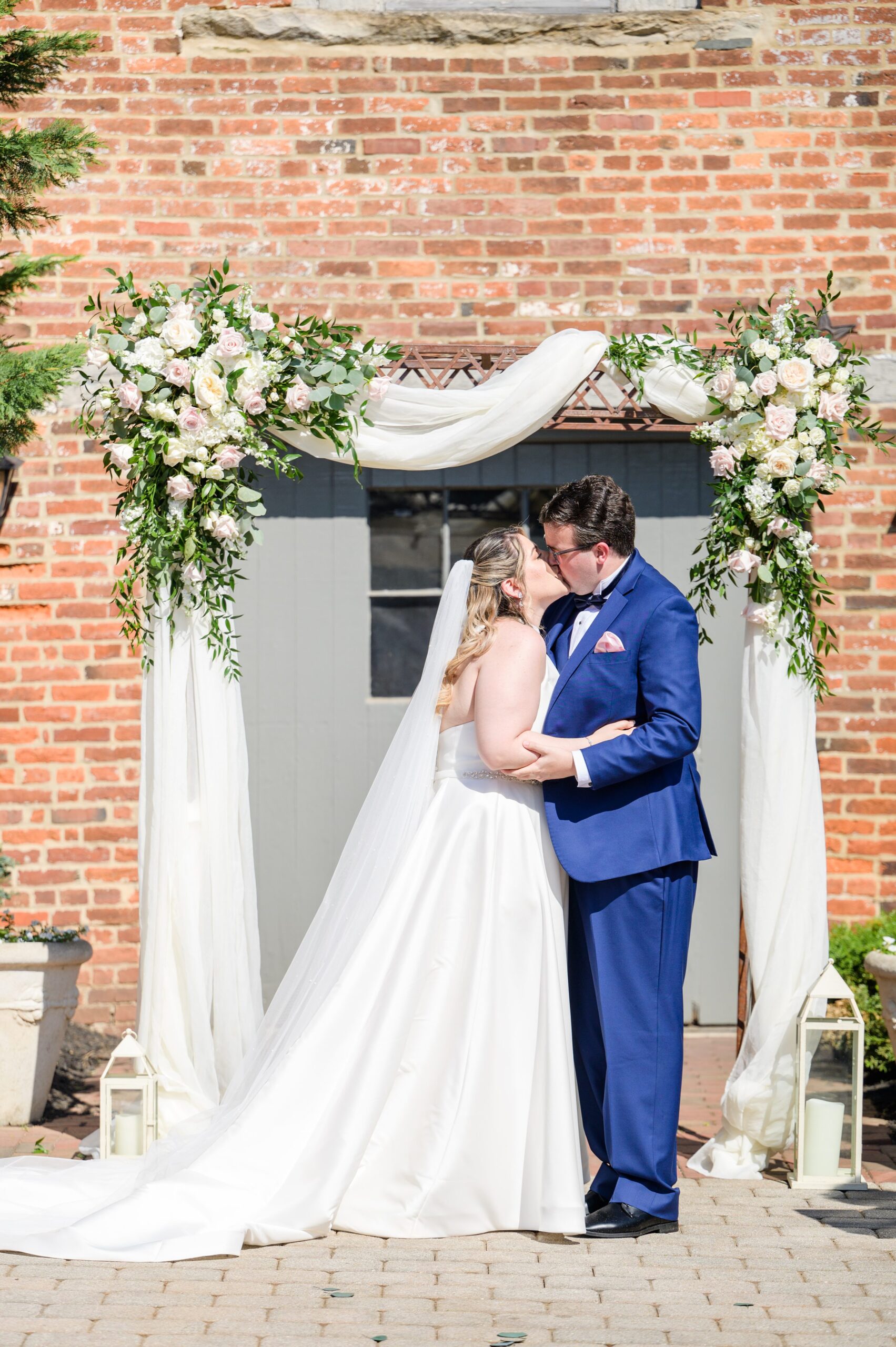 Blush and White Spring Wedding Day at Birkby House in Leesburg, Virginia Photographed by Baltimore Wedding Photographer Cait Kramer Photography