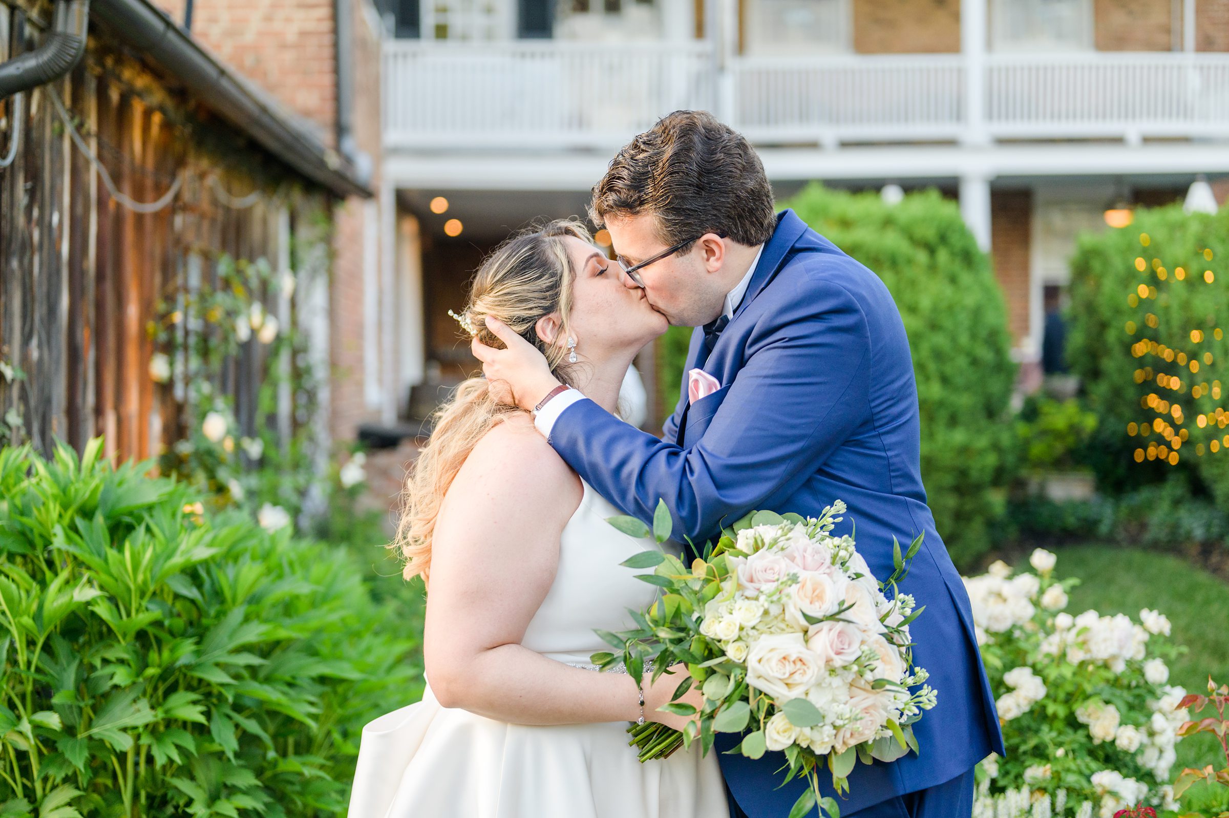 Blush and White Spring Wedding Day at Birkby House in Leesburg, Virginia Photographed by Baltimore Wedding Photographer Cait Kramer Photography