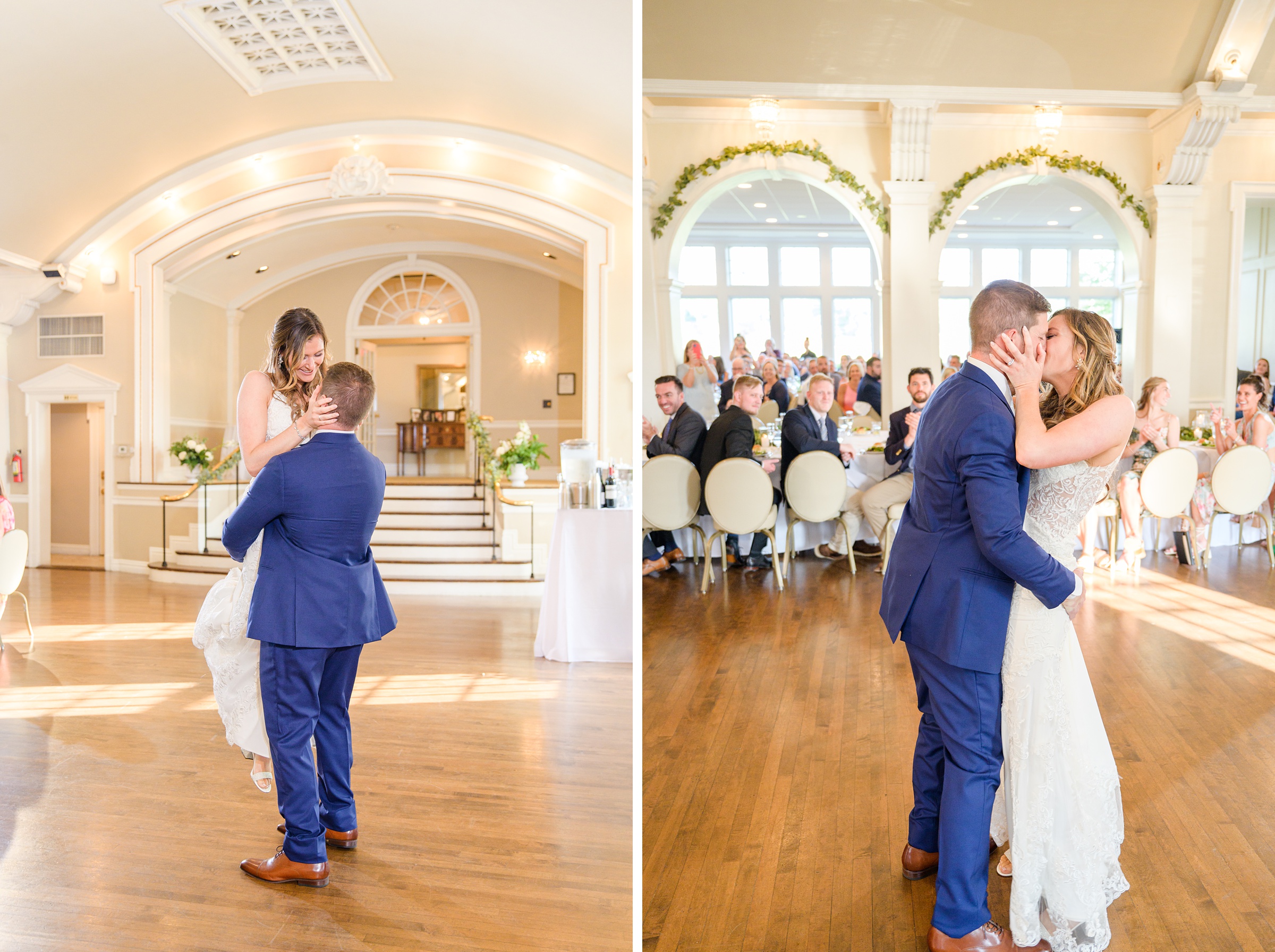 Silver Sage and Navy Summer wedding day at the Philadelphia Cricket Club Photographed by Baltimore Wedding Photographer Cait Kramer Photography