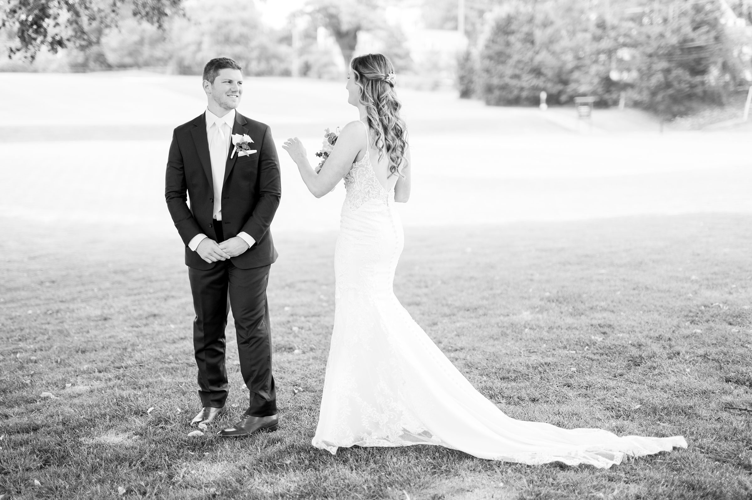 Silver Sage and Navy Summer wedding day at the Philadelphia Cricket Club Photographed by Baltimore Wedding Photographer Cait Kramer Photography