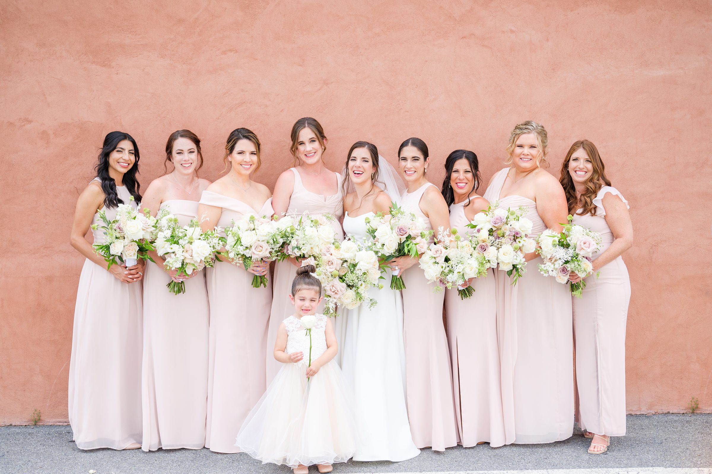 Neutral and Elegant summer wedding day at the Cork Factory Hotel in Lancaster, Pennsylvania Photographed by Baltimore Wedding Photographer Cait Kramer Photography