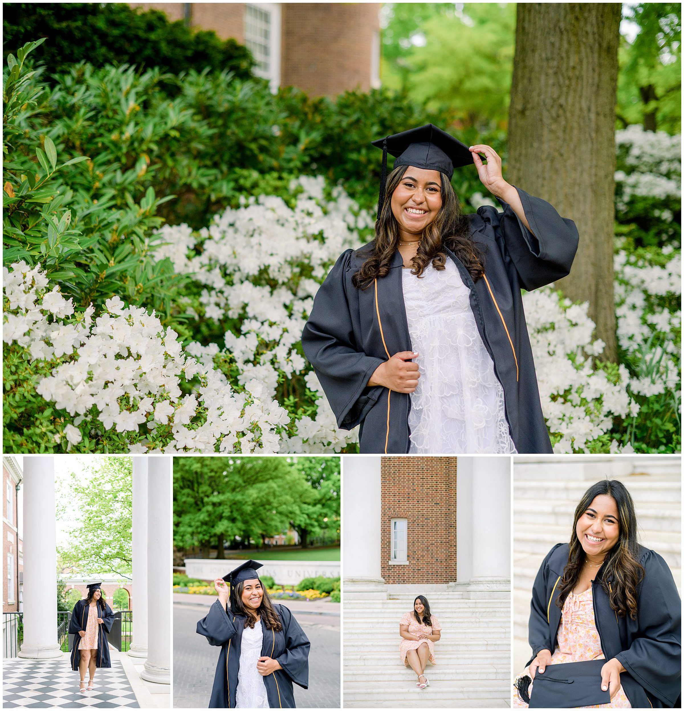 Johns Hopkins University Senior Photos in Baltimore, Maryland photographed by Baltimore Photographer Cait Kramer