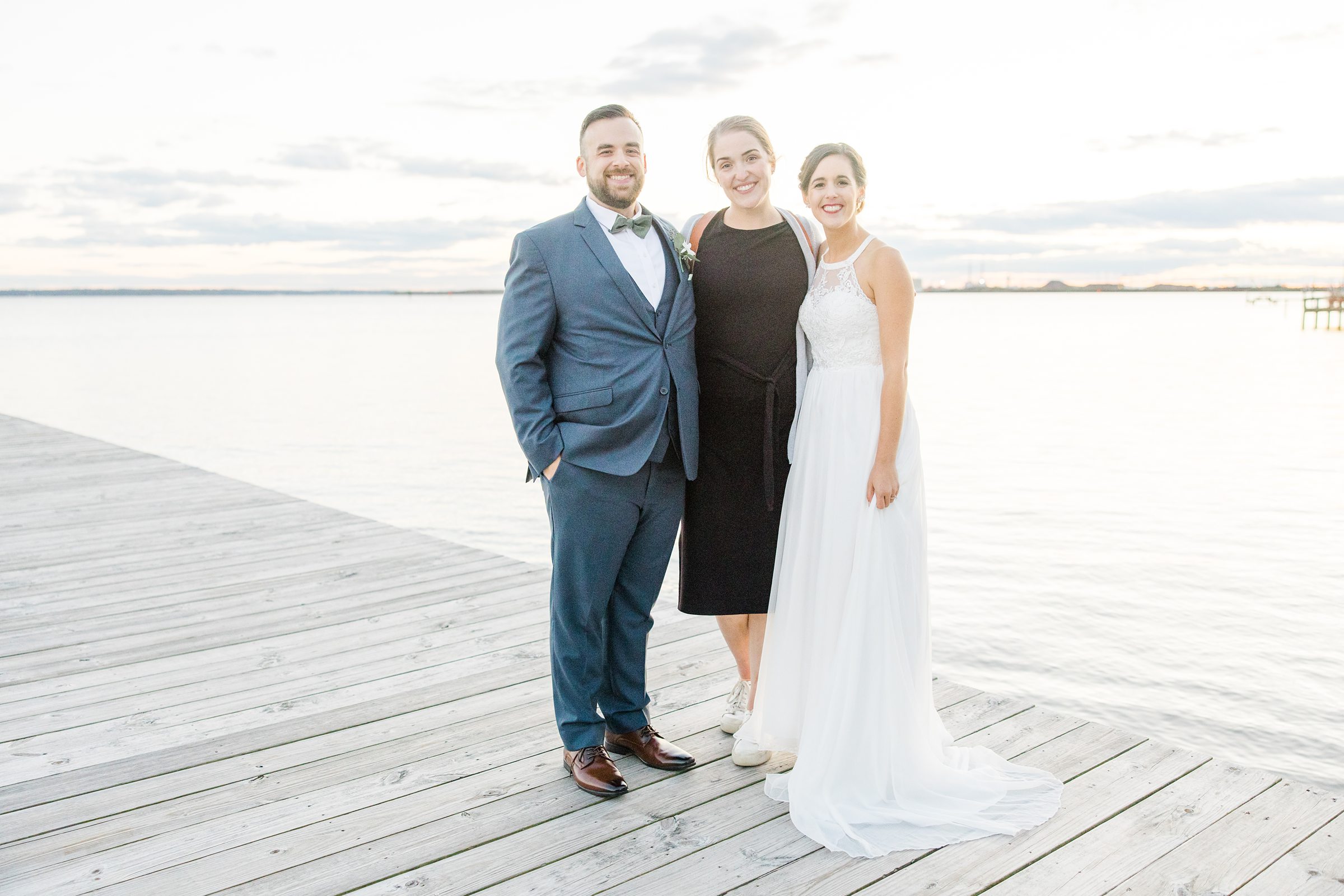 Bayfront Club wedding photos in Edgemere, Maryland photographed by Baltimore Wedding Photographer Cait Kramer