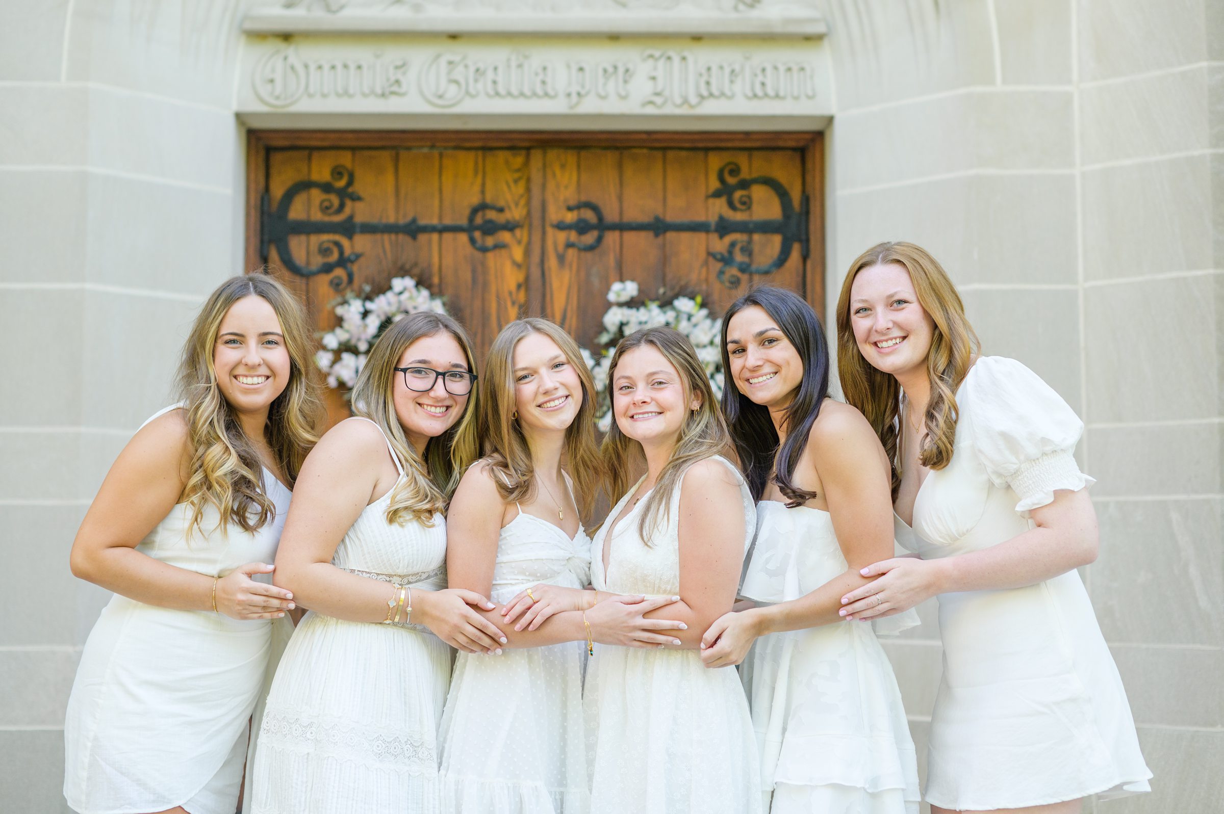 Grad photos at Loyola University Maryland photographed by Baltimore Photographer Cait Kramer