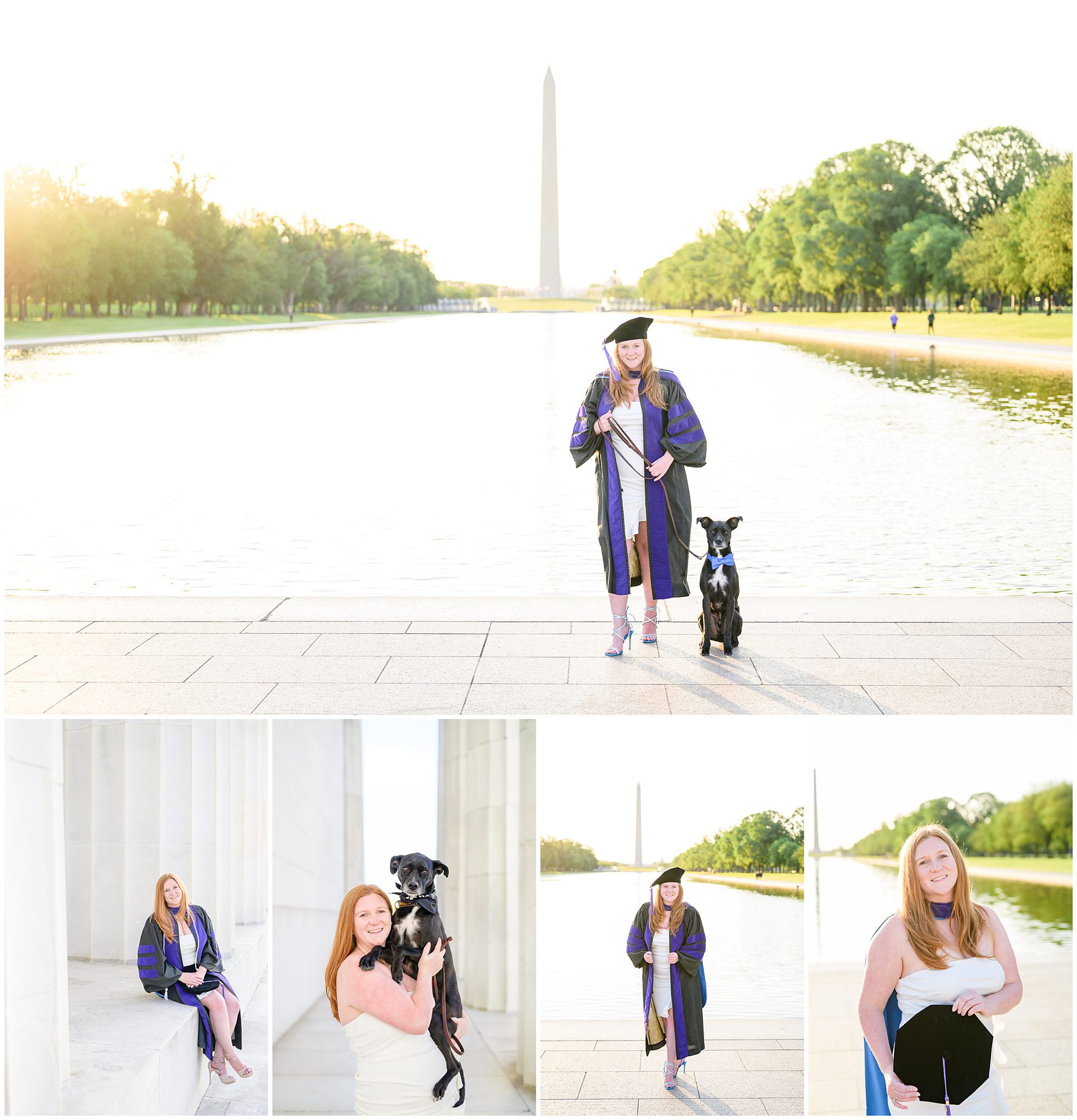 Brittany's Law School Grad Portraits on the National Mall in Washington DC photographed by Baltimore Photographer Cait Kramer