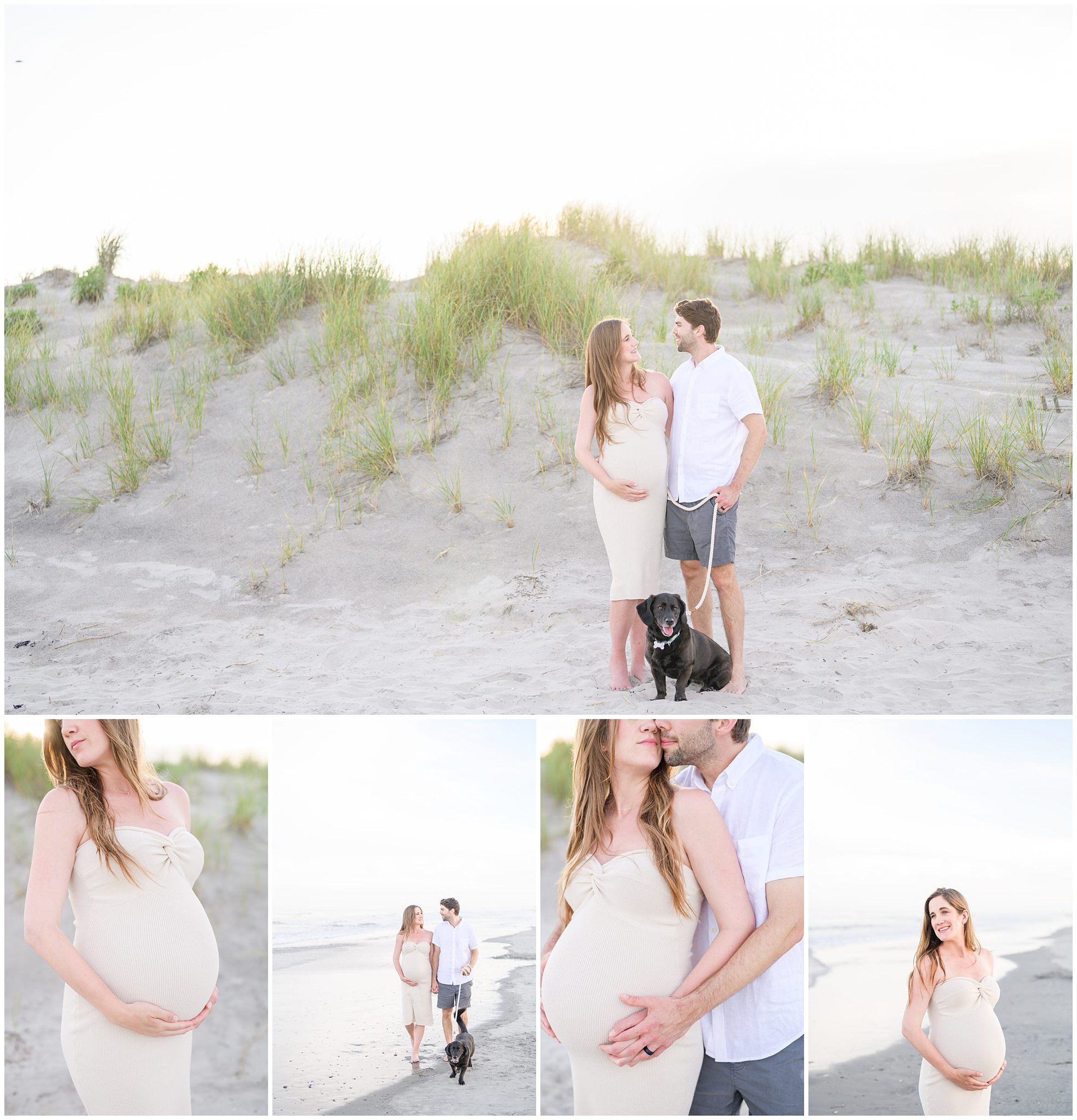 Stone Harbor Maternity Portraits in Cape May photographed by Baltimore Newborn and Family Photographer Cait Kramer Photography.