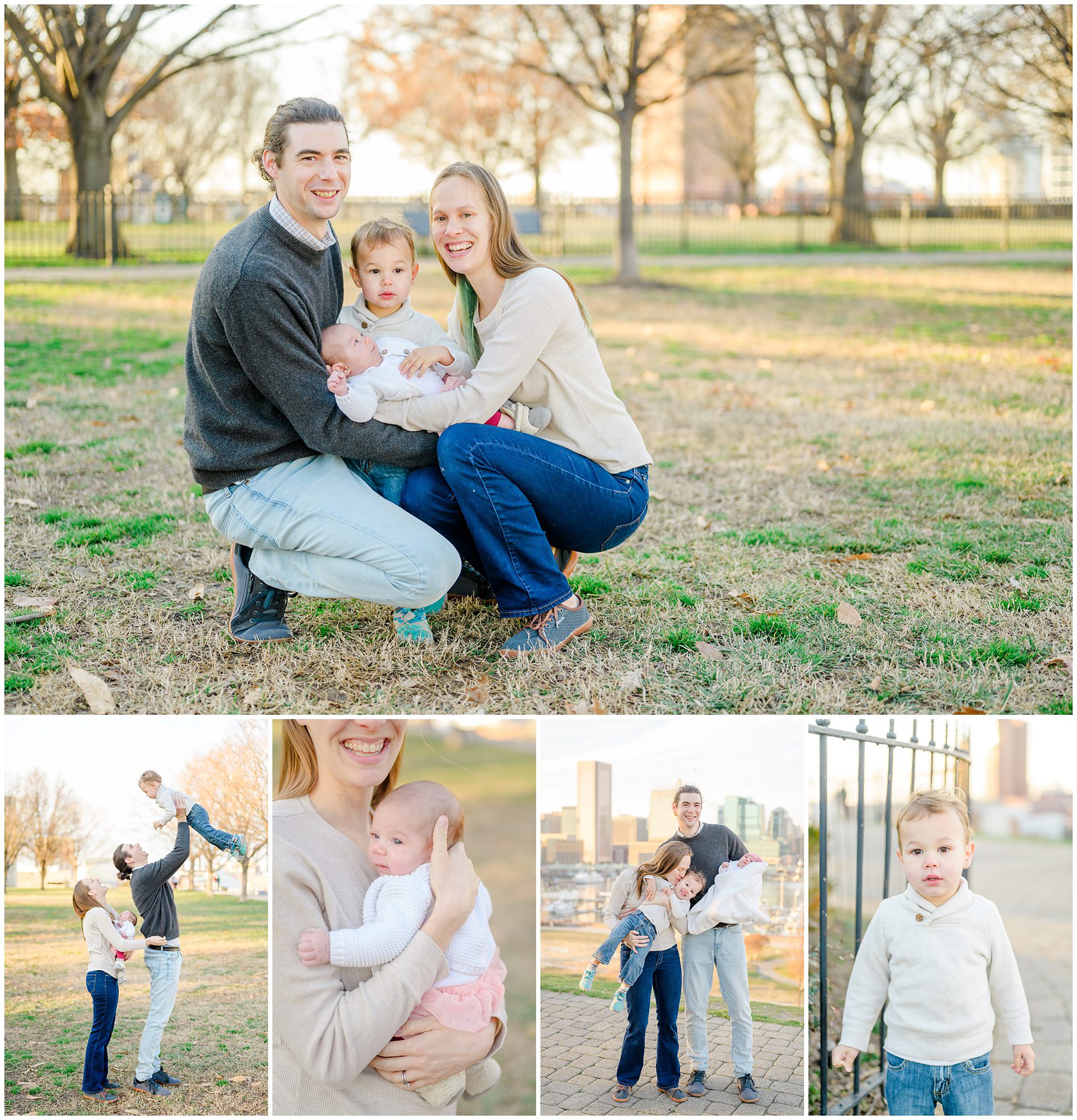 Federal Hill family photo session in Baltimore, MD with family photographer Cait Kramer.