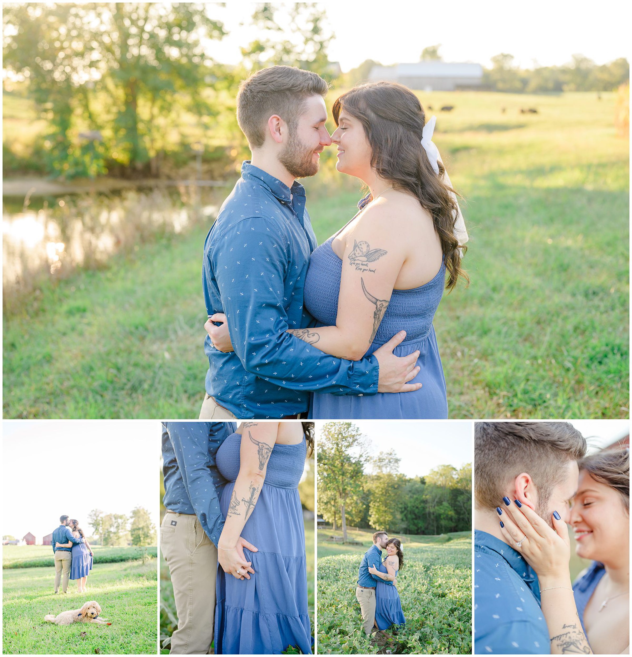 Engagement session in Southern Maryland photographed by Baltimore Wedding Photographer Cait Kramer.