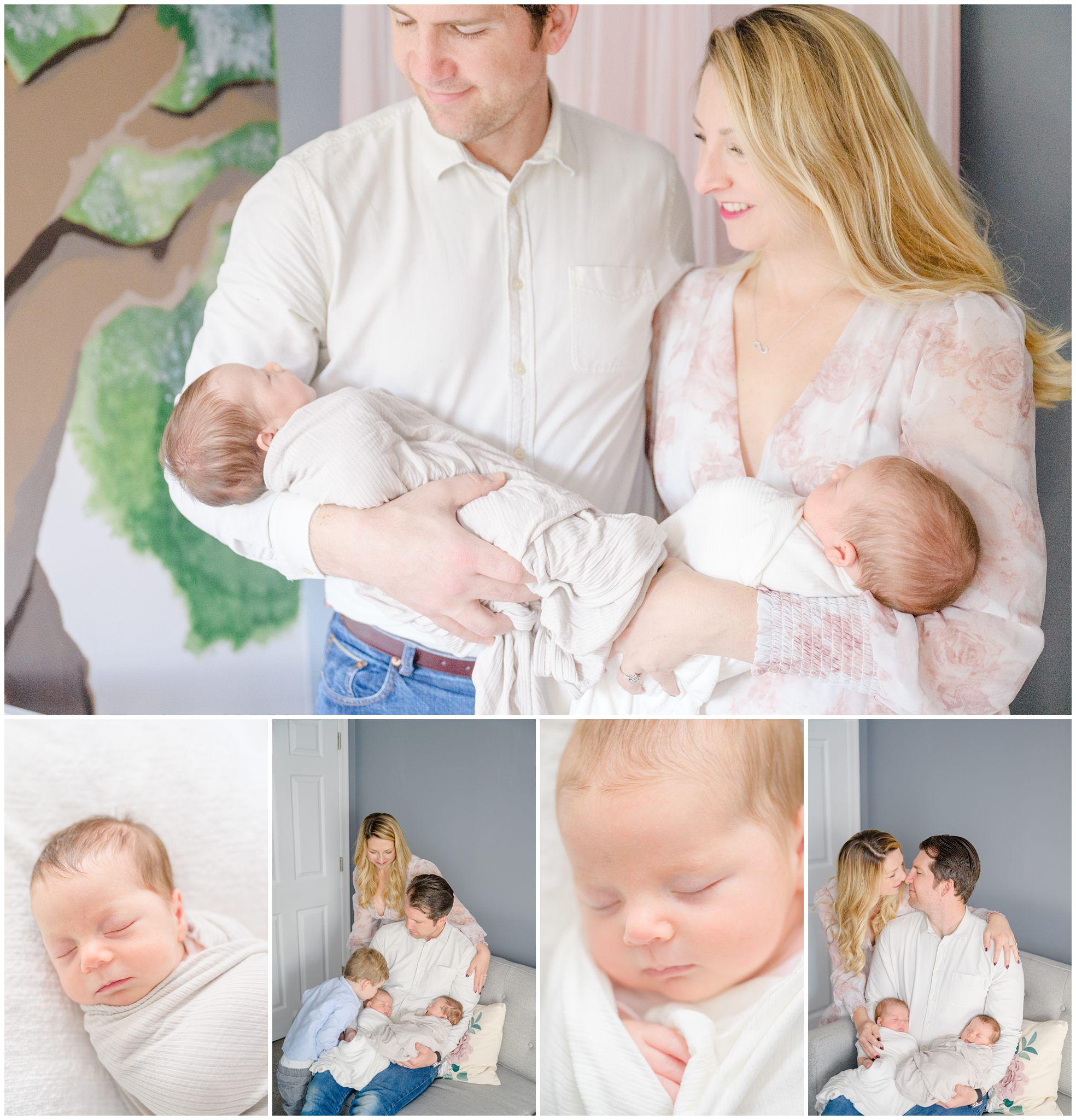 In-home newborn photography session photographed by Newborn Photographer in Baltimore, Maryland Cait Kramer.