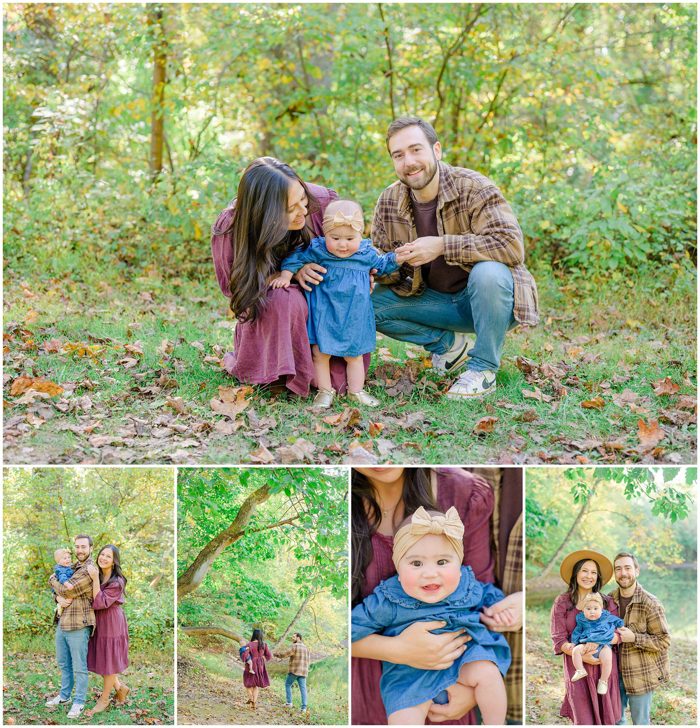 Family photo session at Oregon Ridge Park in Hunt Valley, MD photographed by Baltimore Portrait Photographer Cait Kramer.