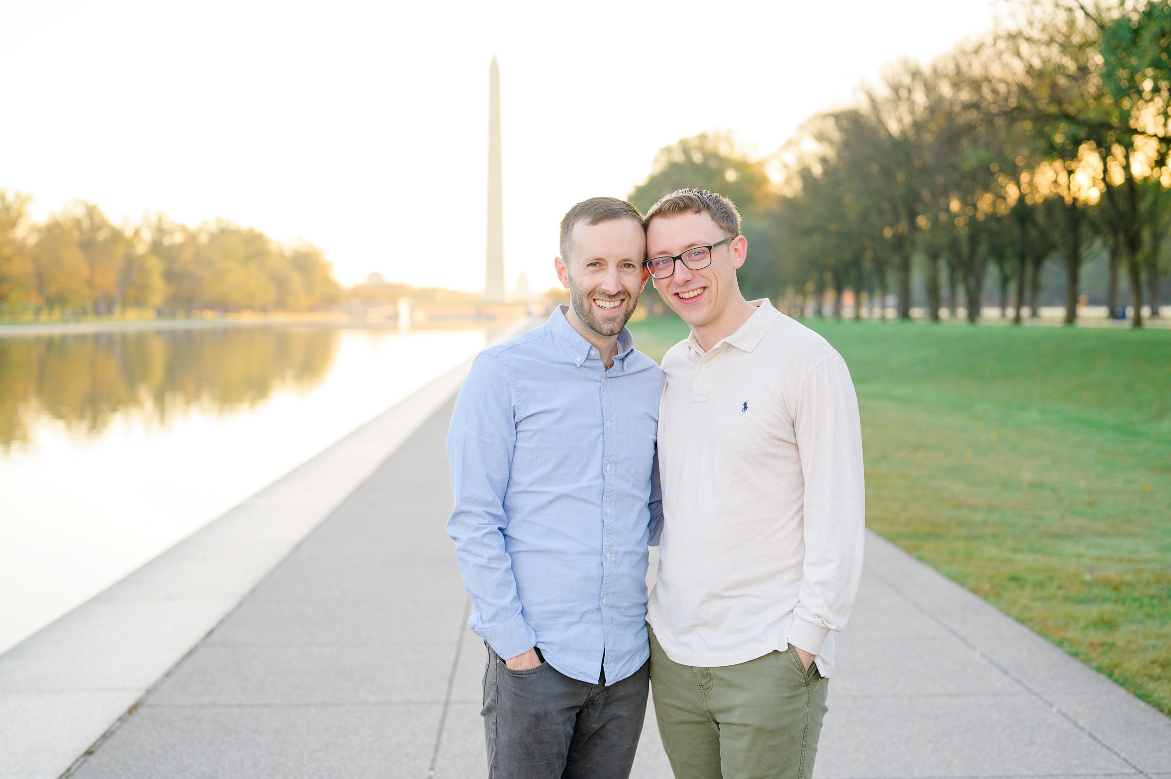 Engagement Photos on the National Mall in Washington, D.C. photographed by Baltimore Wedding Photographer Cait Kramer.