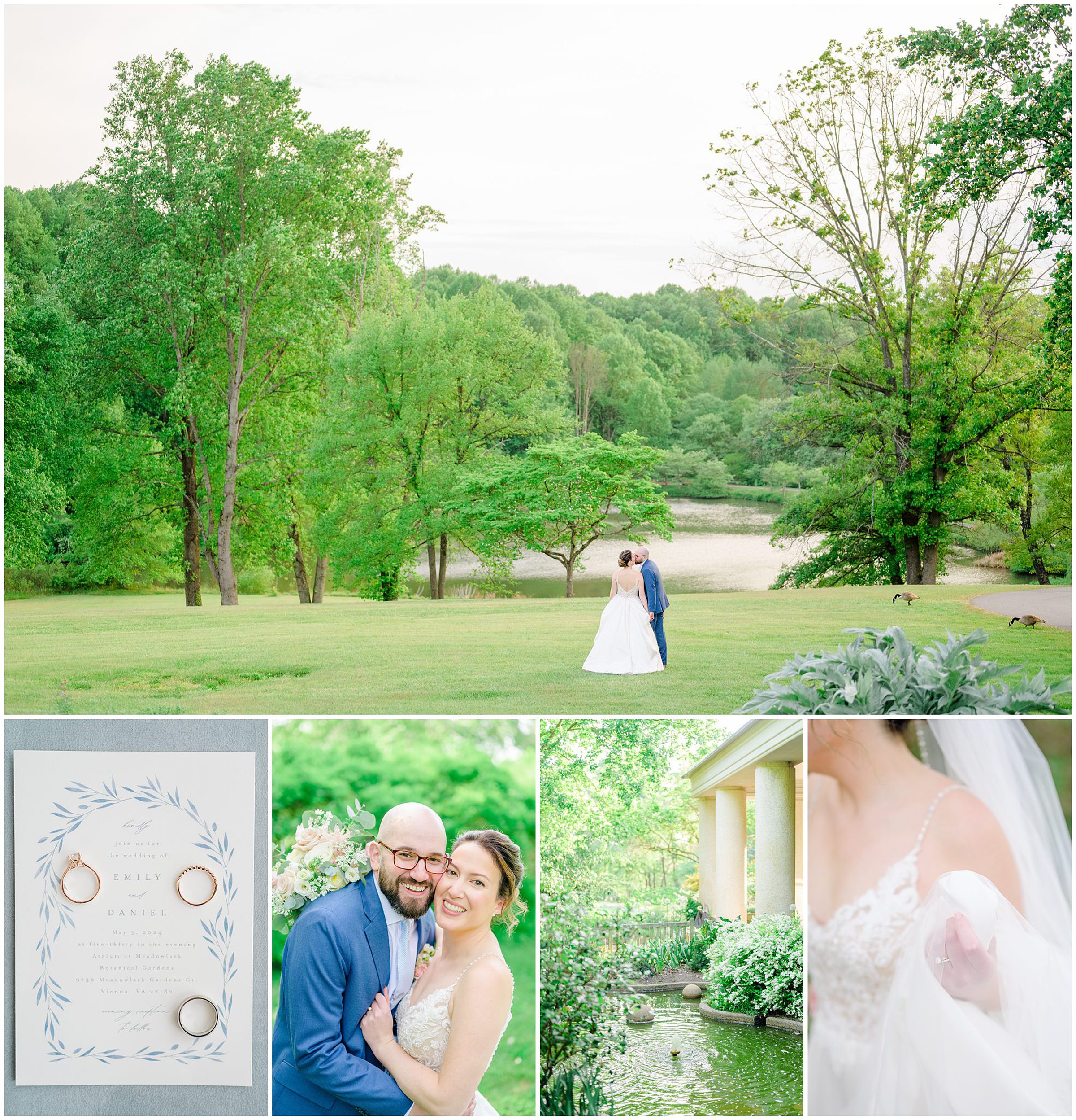 Spring wedding day at The Atrium at Meadowlark Botanical Gardens Photographed by Baltimore Wedding Photographer Cait Kramer Photography