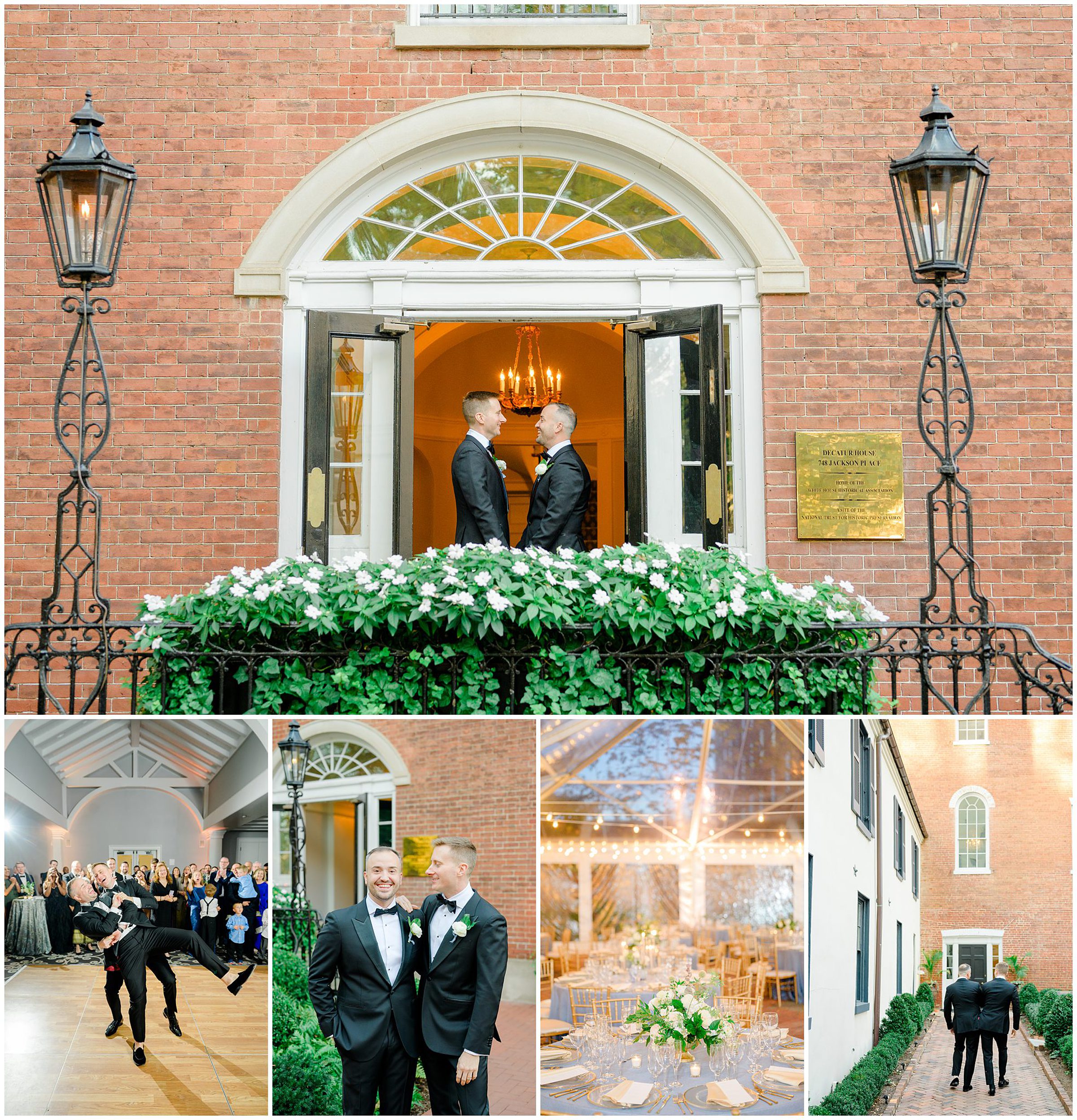 Fall wedding at the Decatur House in Washington, D.C. photographed by Cait Kramer Photography