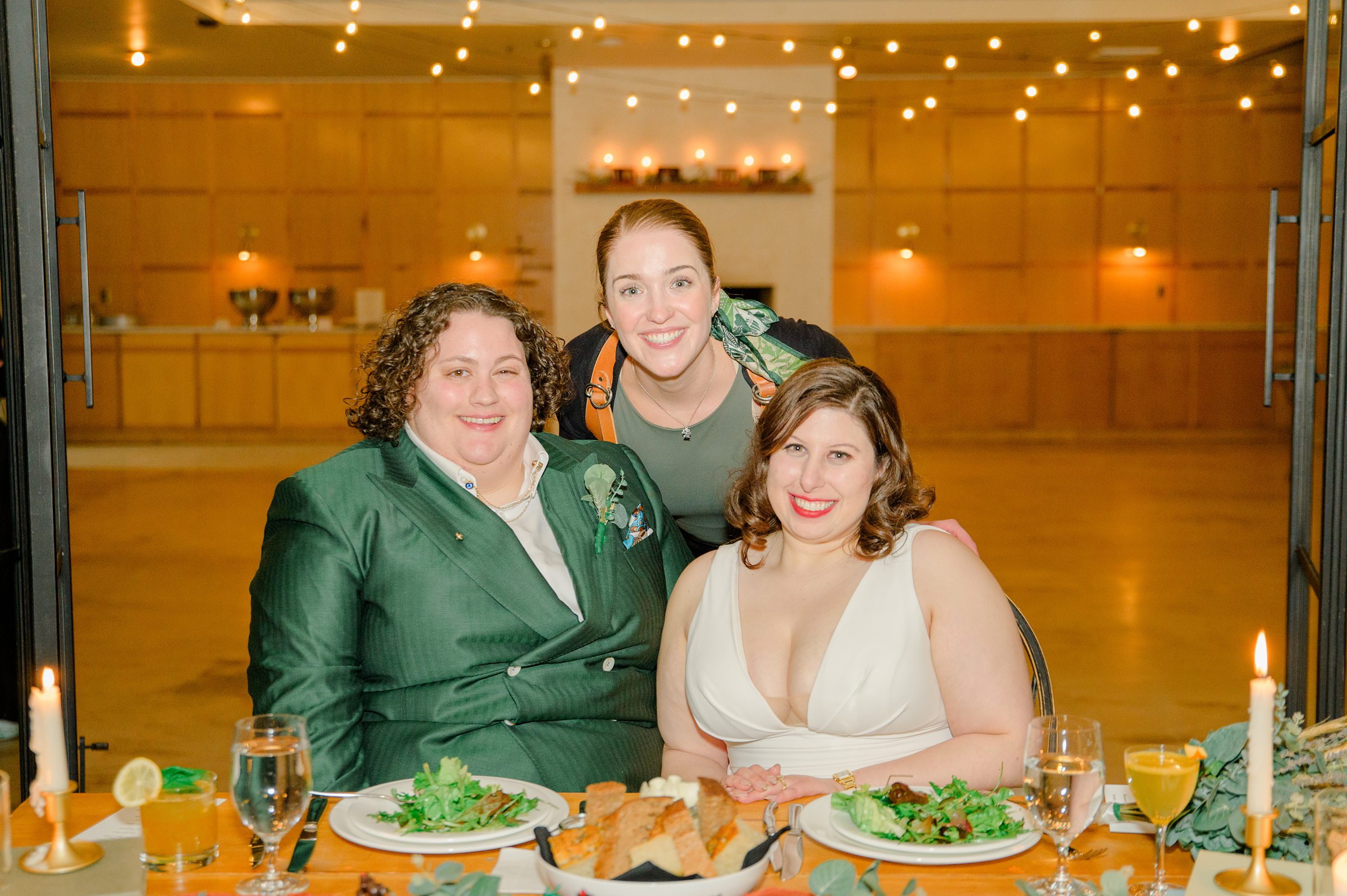Wedding reception at Woodberry Kitchen photographed by Baltimore Wedding Photographer Cait Kramer