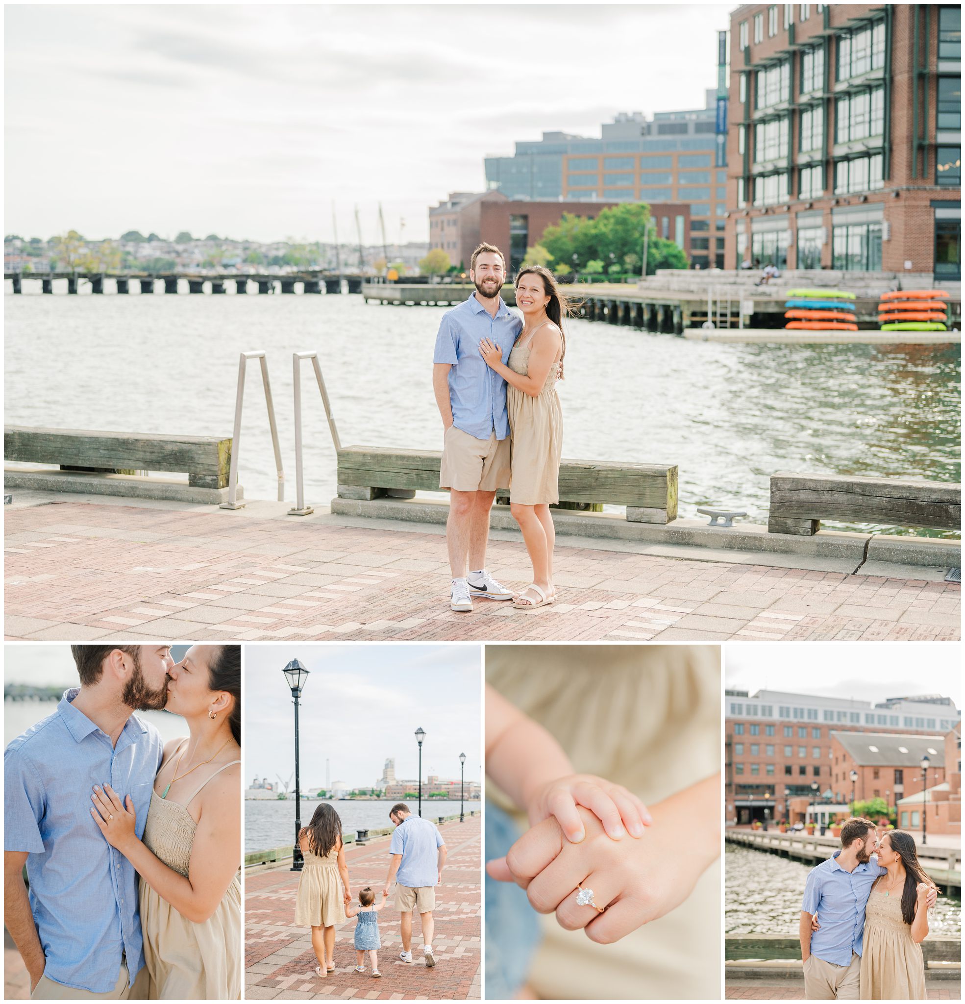 Surprise Proposal in Fells Point, Maryland photographed by Baltimore Wedding Photographer Cait Kramer.