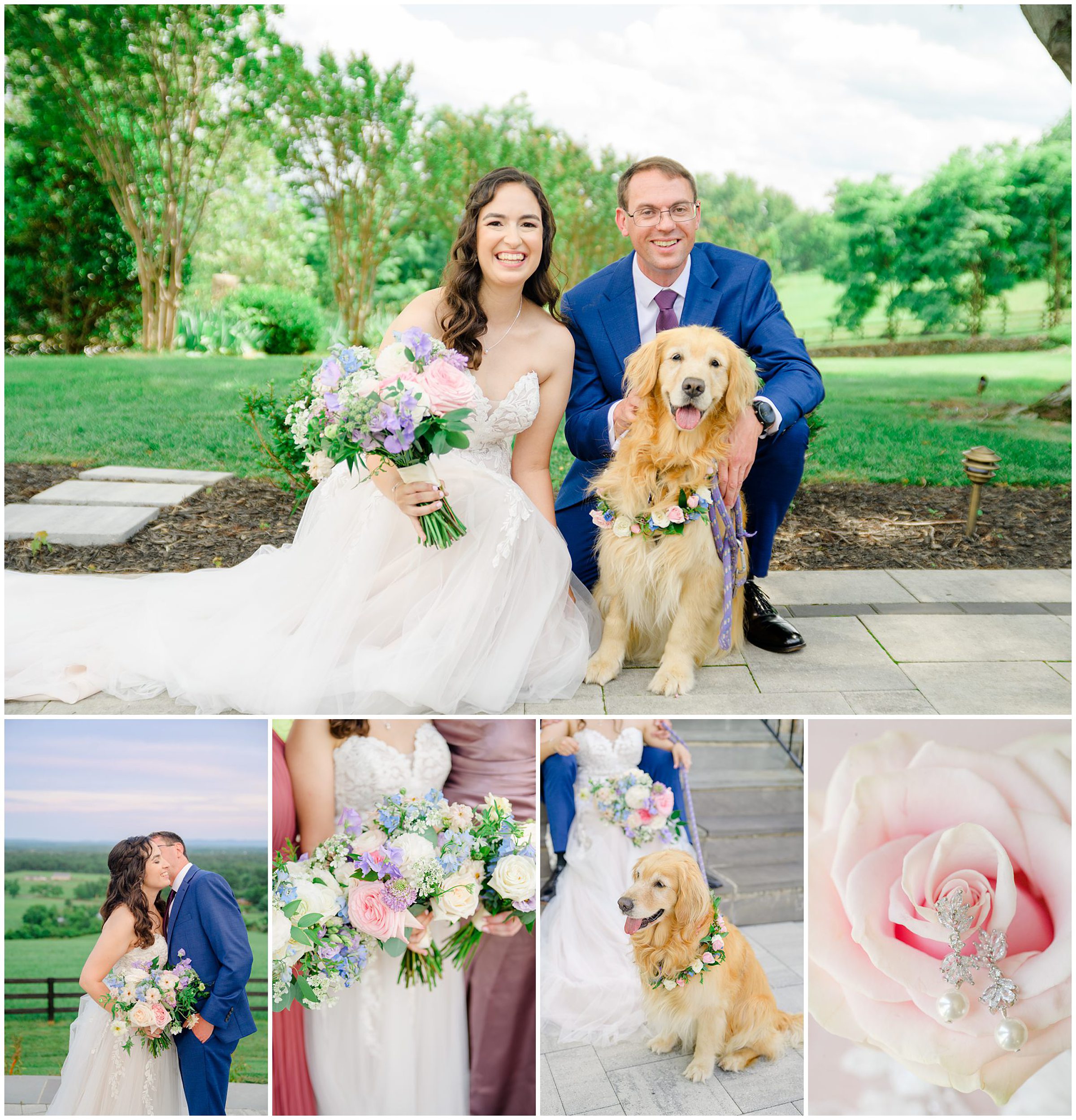 Summer wedding at The View at Bluemont in Bluemont, Virginia photographed by Baltimore Wedding Photographer Cait Kramer.